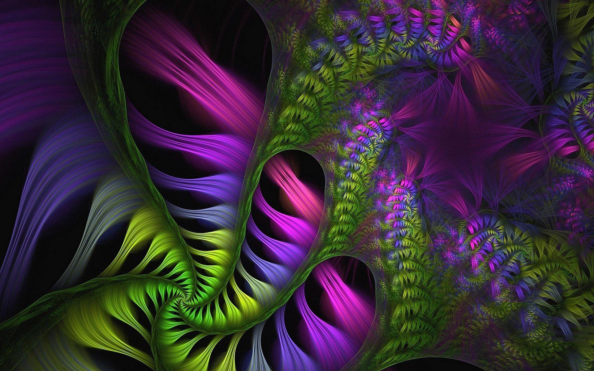 1920x1200 Purple And Green Wallpaper