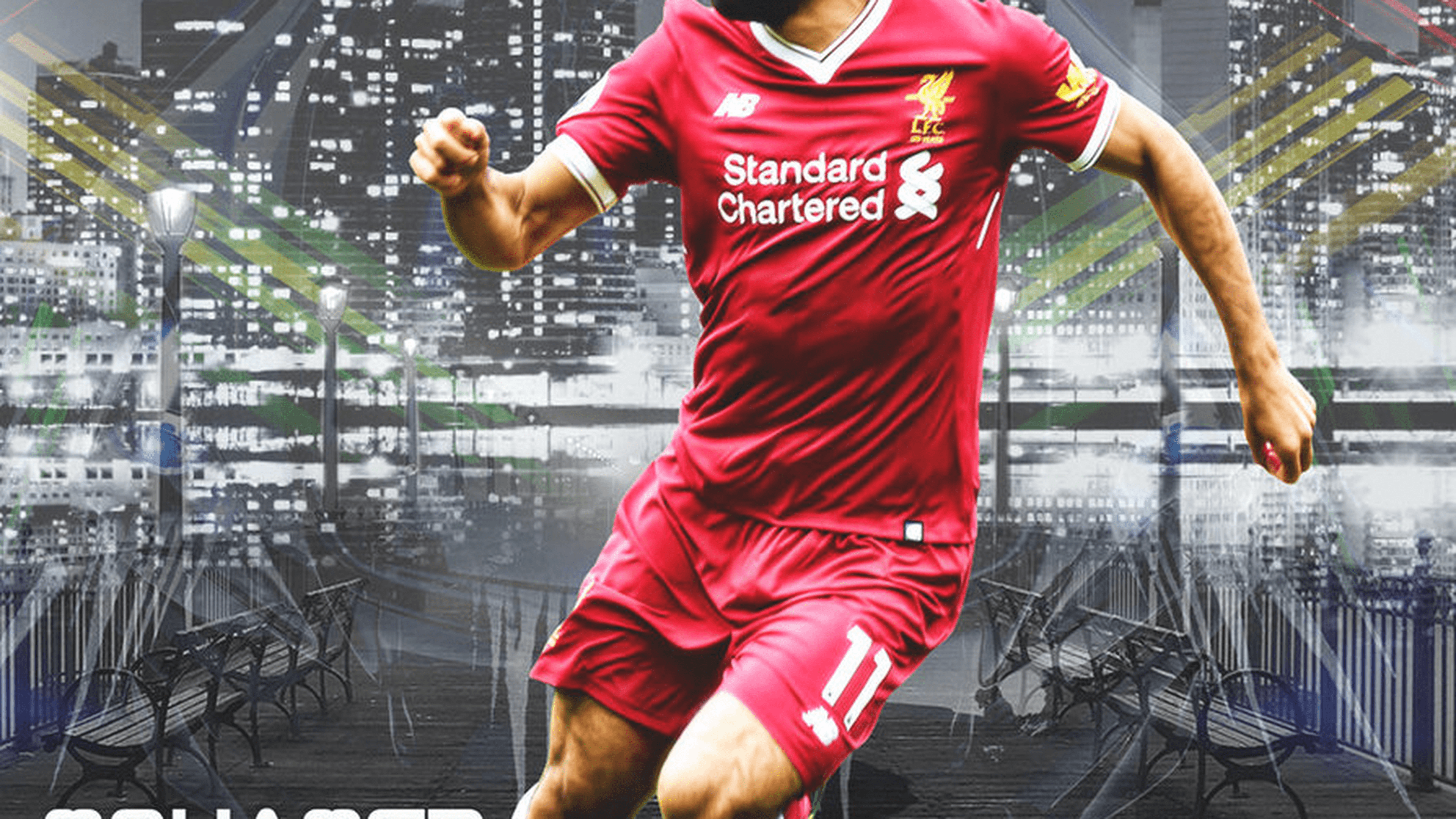3840x2160 4K UHD 16:9 Football Player Mohamed Salah Wallpaper : Sports