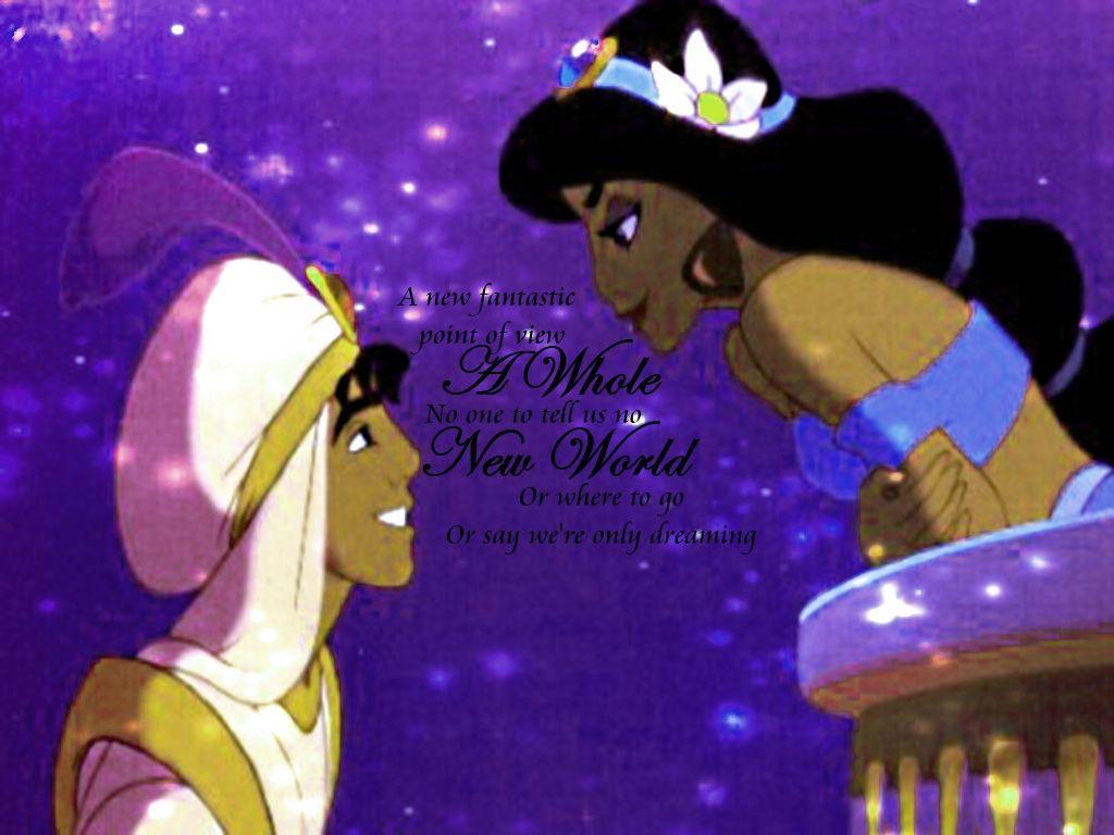 1024x768 Aladdin And Jasmine and Jasmine Wallpaper