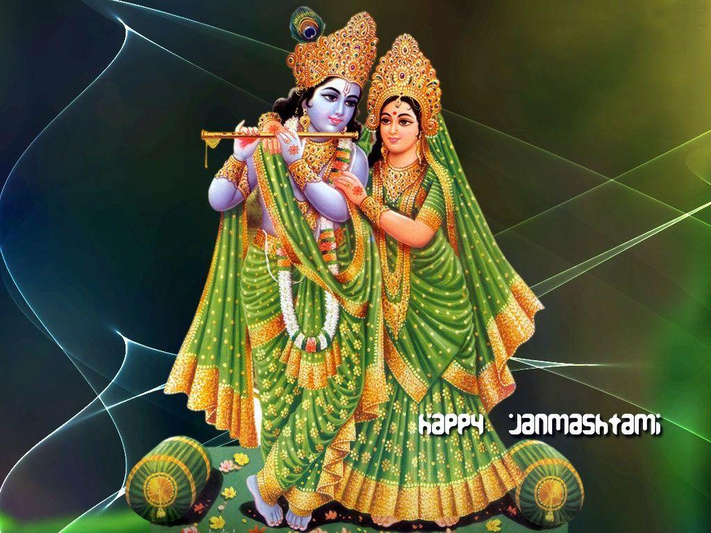1024x768 Shri Radha Krishna Wallpaper