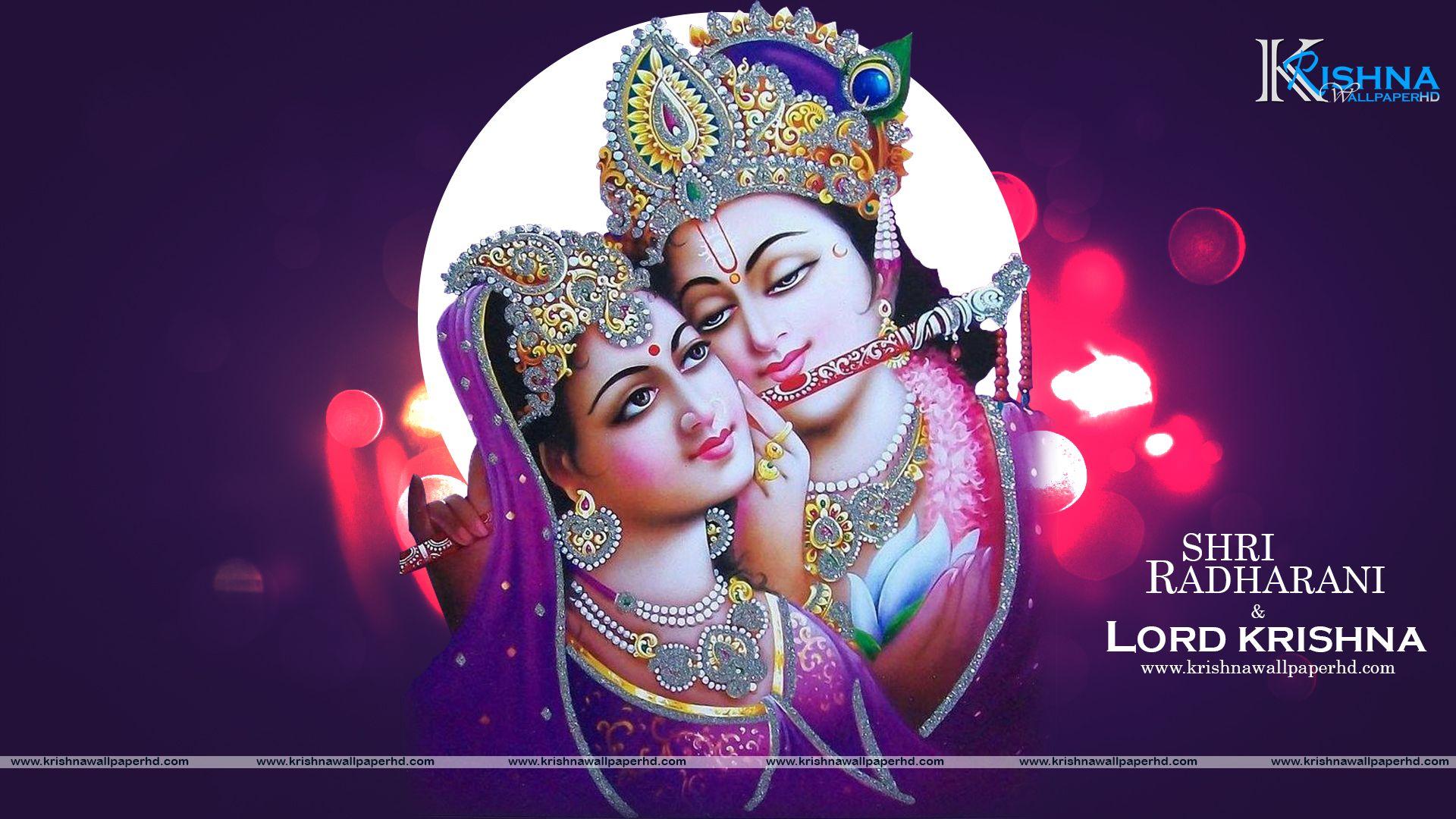 1920x1080 Wallpaper Of Shri Radharani And Lord Krishna Full HD Size Free Download Wallpaper Hd Free God HD Wallpaper, Image, Pics And Photo