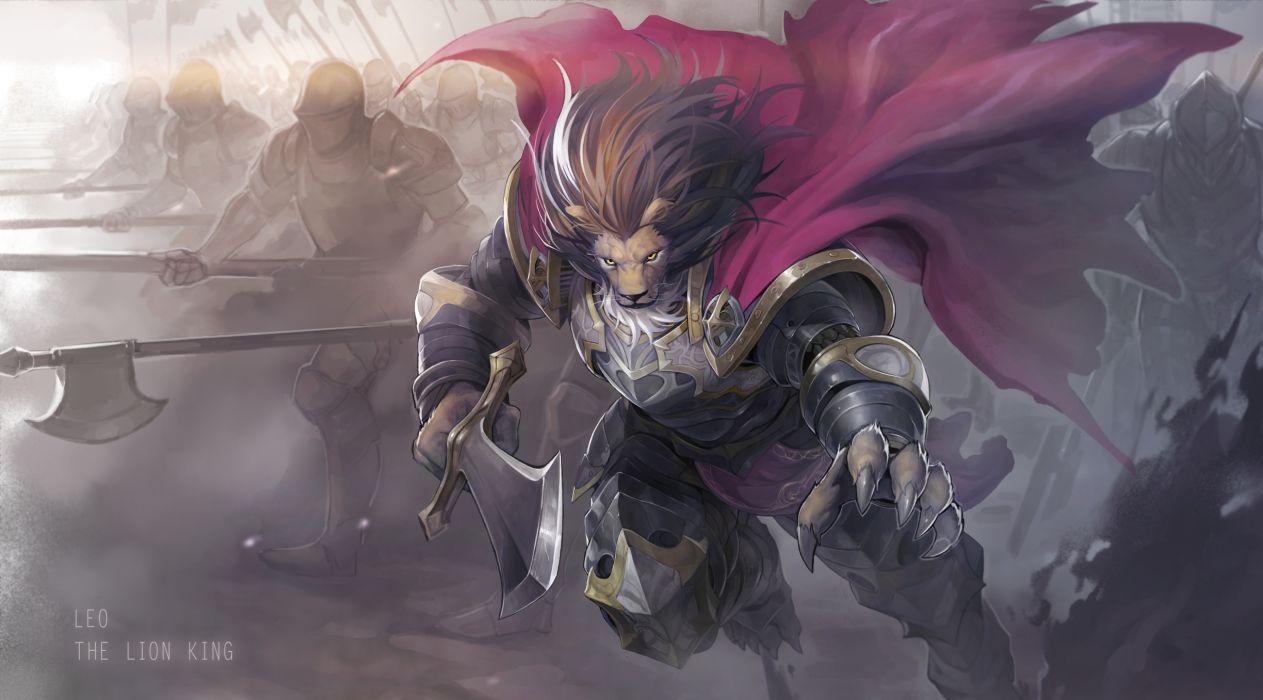 1263x700 Warrior Cool Lion Wallpaper