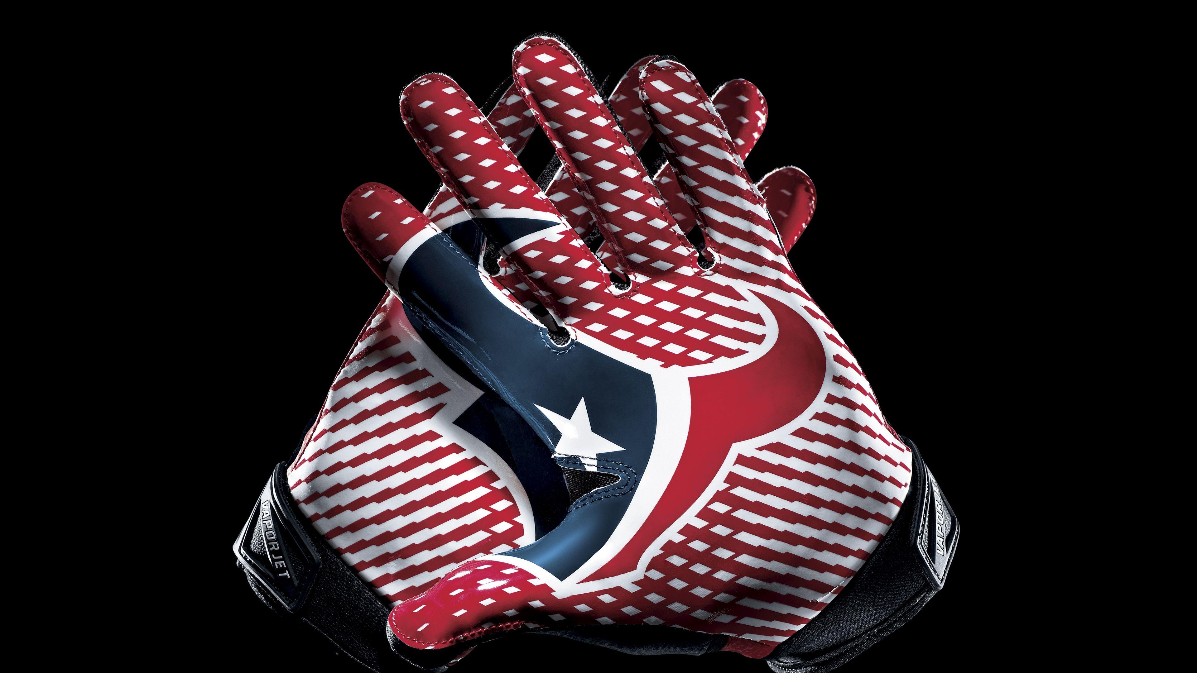 3840x2160 Download wallpaper 3840x2160 houston texans, football, logo, hands