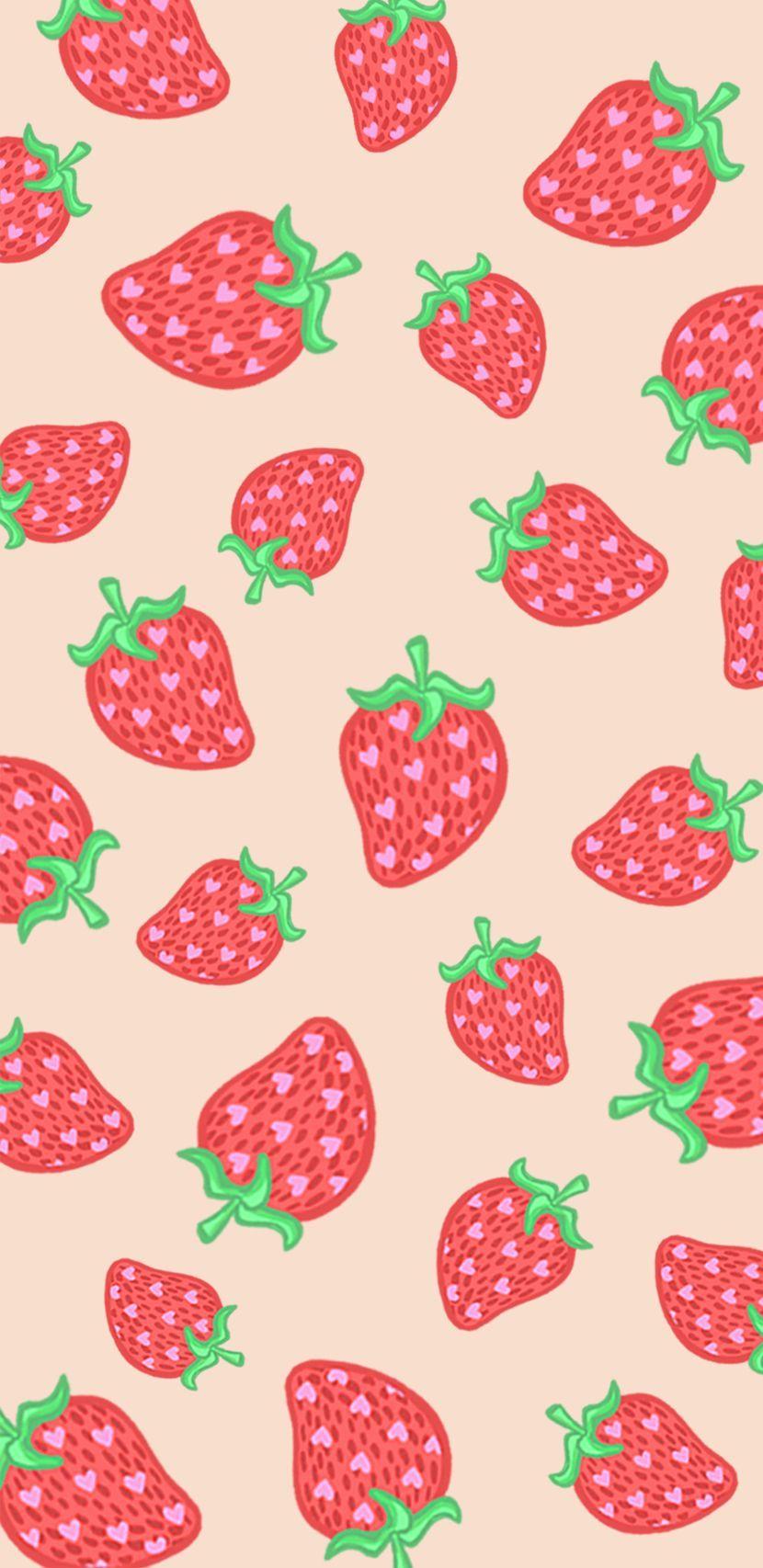 Kawaii Strawberry iPhone Wallpapers - Top Free Kawaii Strawberry iPhone