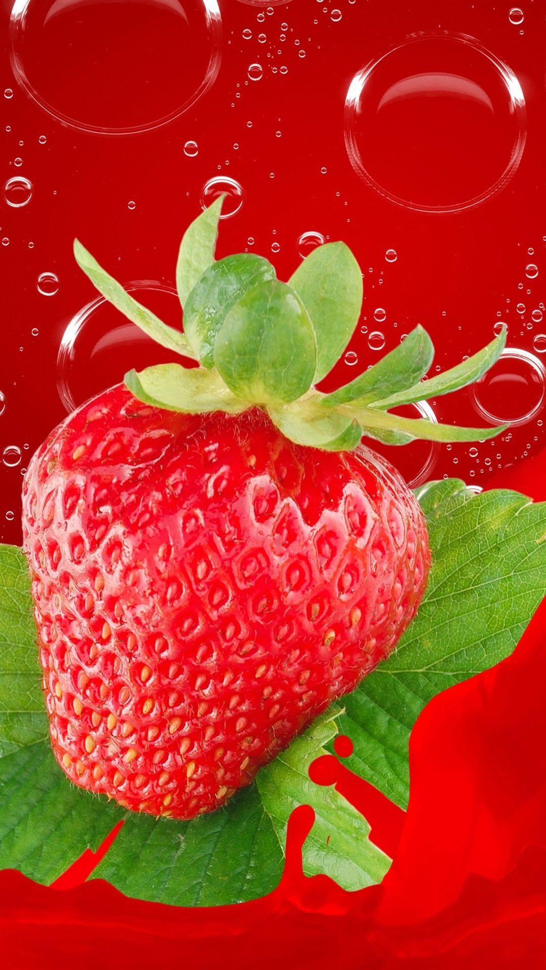 Strawberry iPhone Wallpapers Top Free Strawberry iPhone Backgrounds