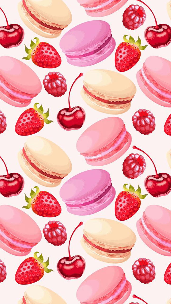 720x1280 Strawberry Background