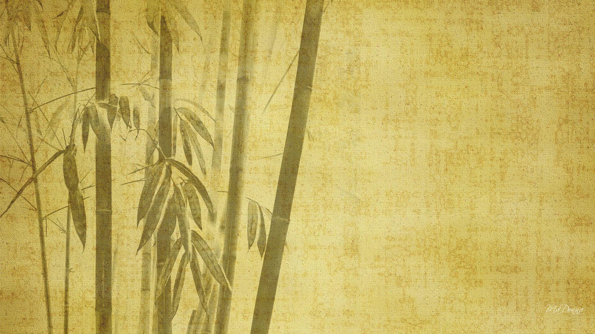 1920x1080 Brown Bamboo Desktop Wallpaper