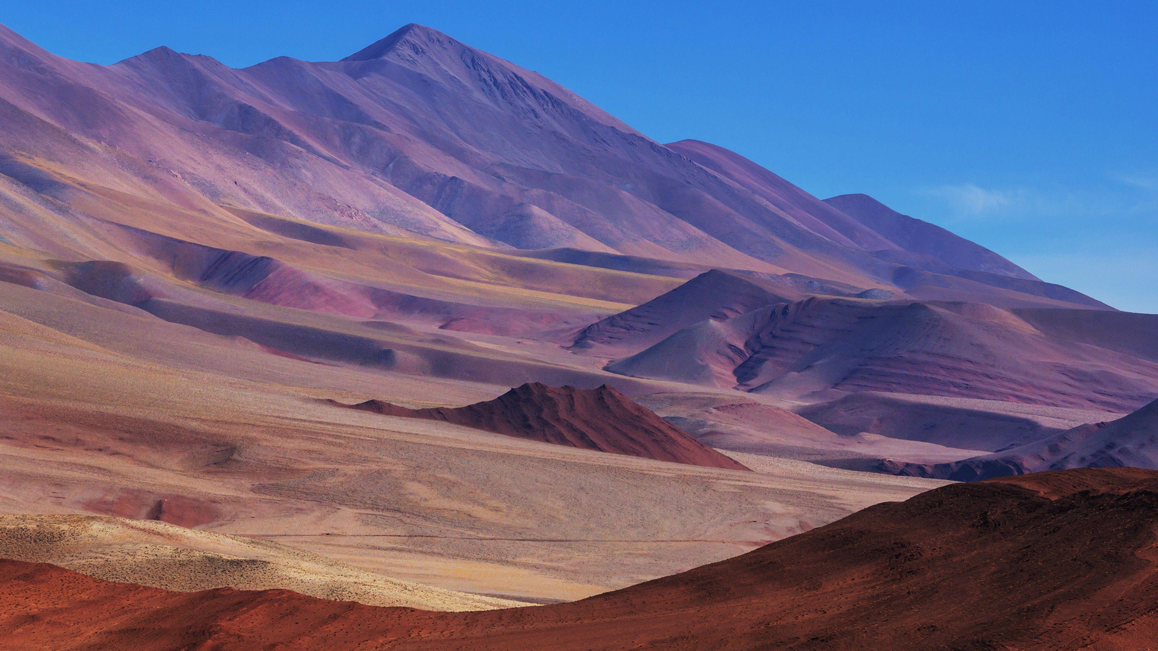 3840x2160 Wallpaper Desert, Northern Argentina, Landscape, HD, Nature
