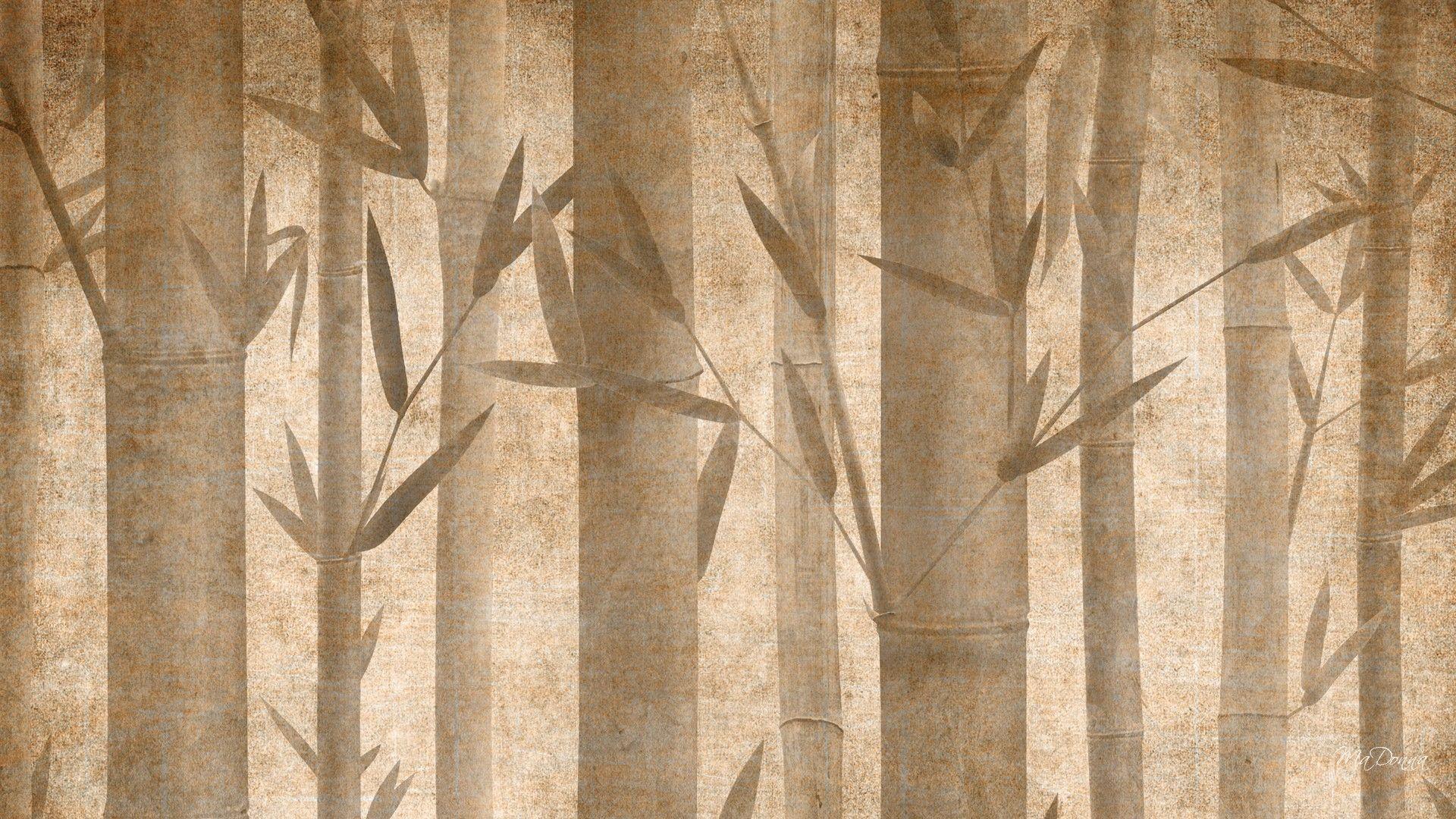 1920x1080 Textured Bamboo Wallpaper
