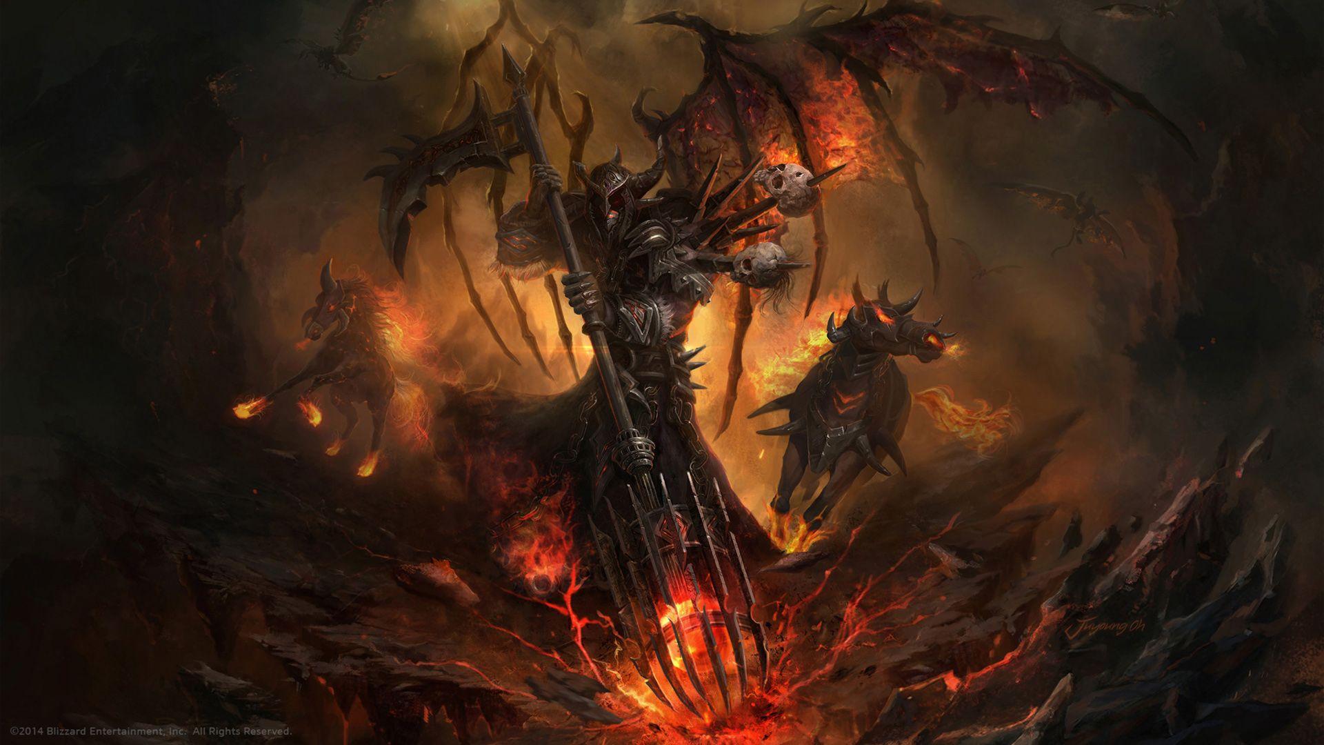 1920x1080 Death Demon Grim Reaper Wallpaper:1920x1080
