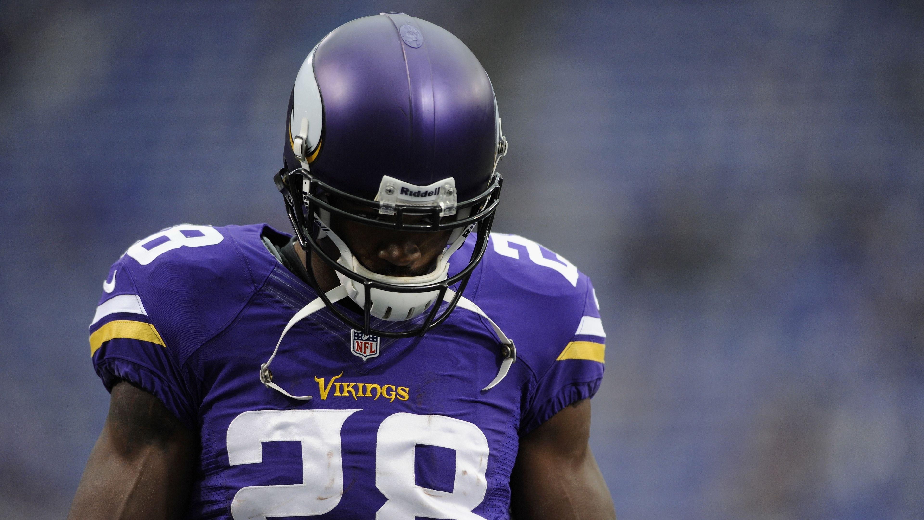 3840x2160 Download wallpaper 3840x2160 adrian peterson, minnesota vikings
