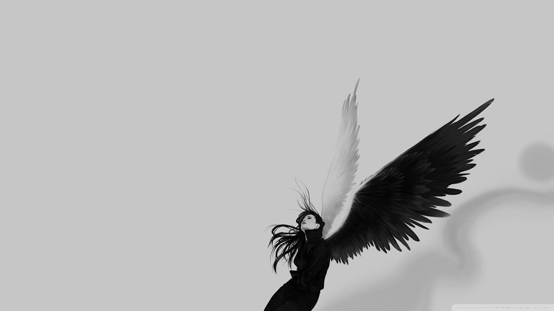 1920x1080 Wallpaper christmas background white wallpaper desktop black angel angels. Black and white, Dog snacks, Black angels