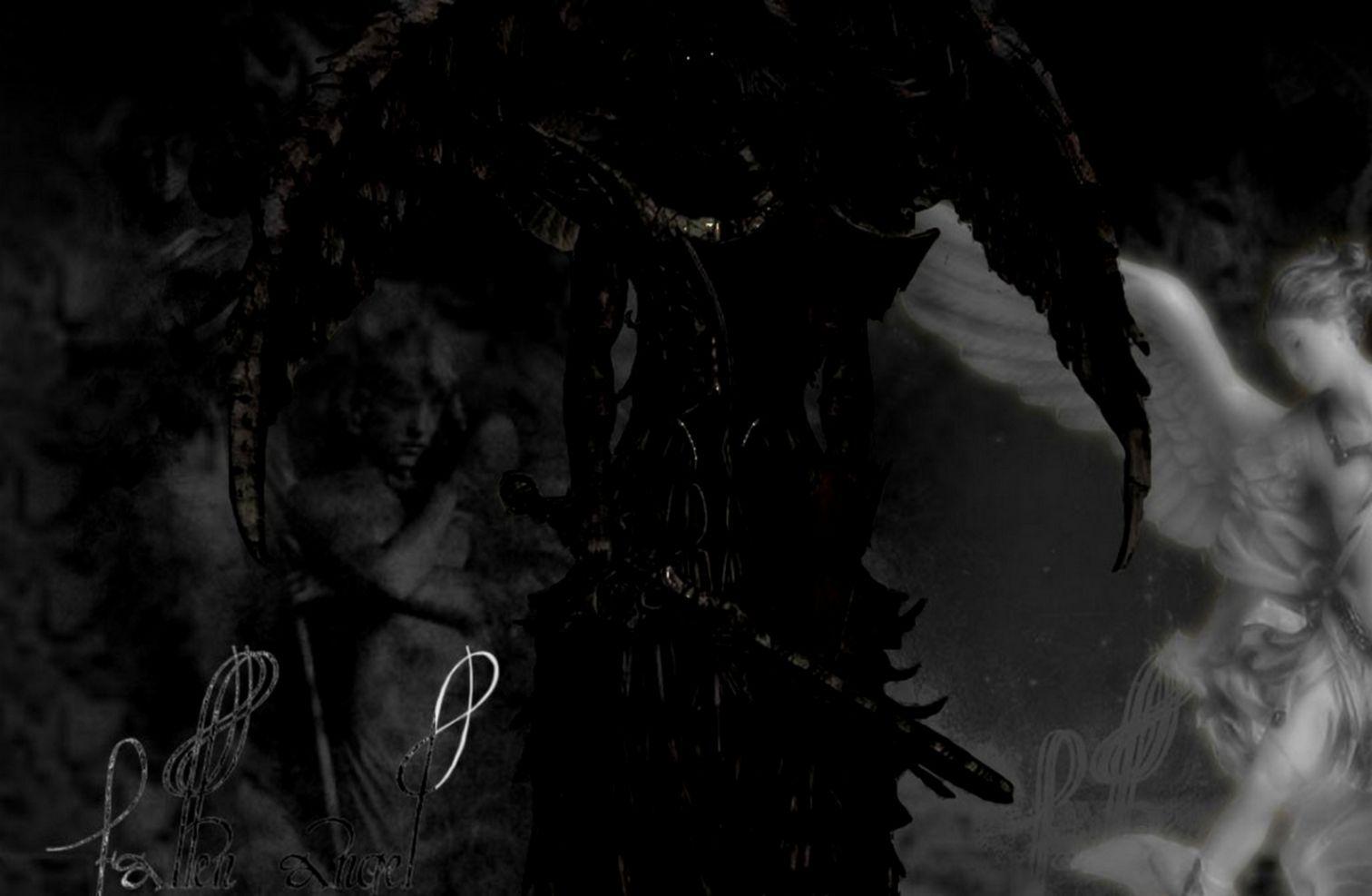 1512x987 Black Angel Wallpaper