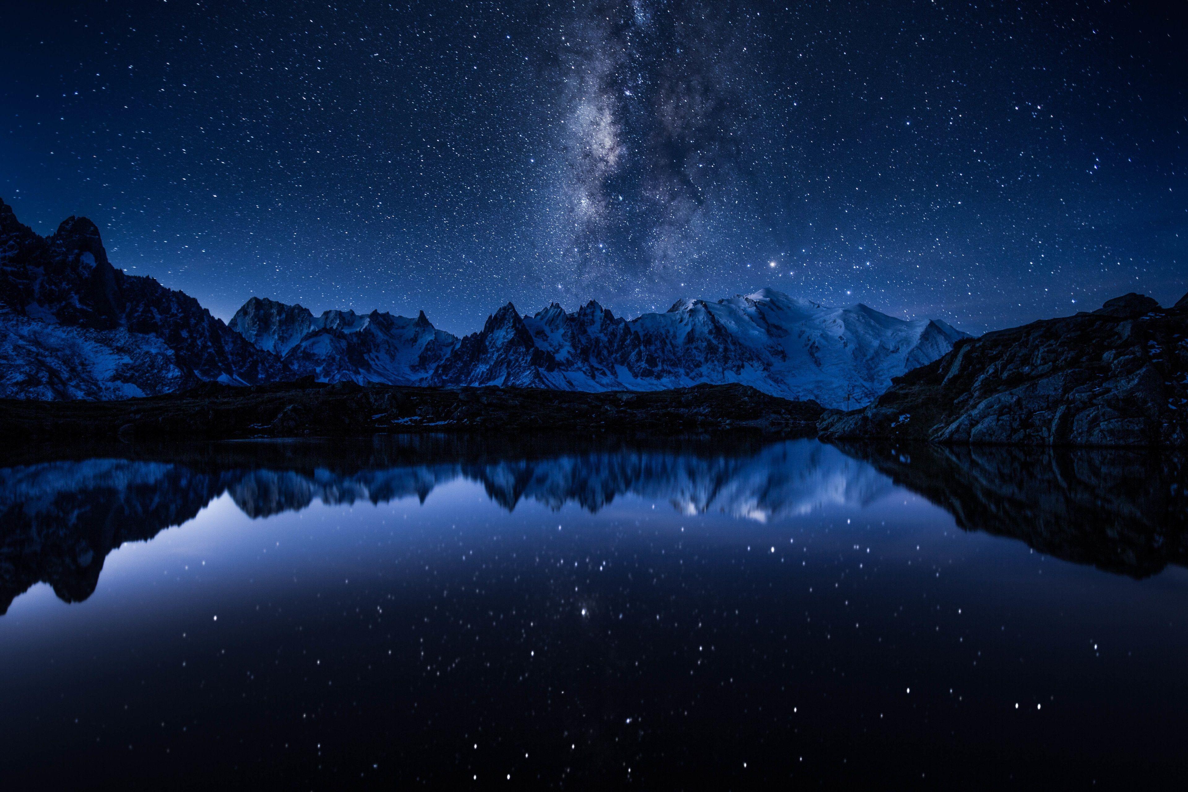 3840x2560 milky way 4k wallpaper computer. Mountain art print, Mountain art, Wallpaper pc