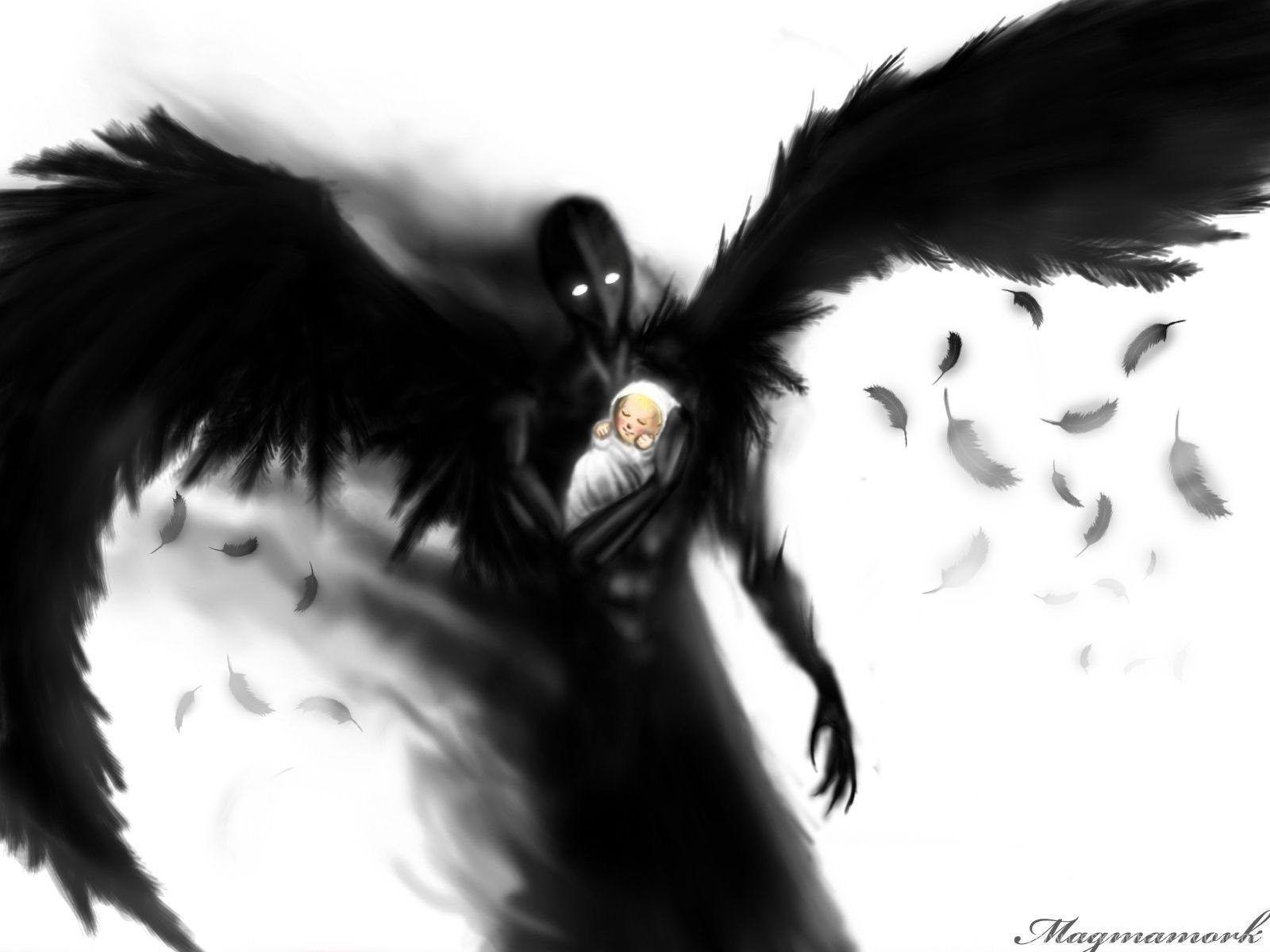 1600x1200 Gallery For Black Angel Wallpaper Desktop Desktop Background