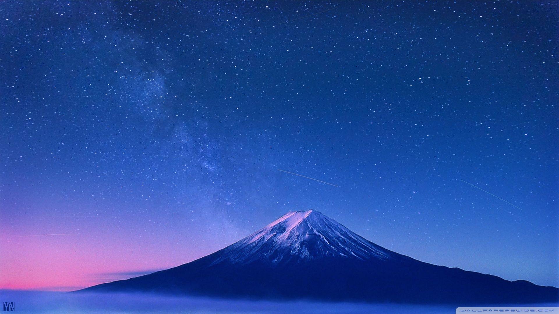 1920x1080 Download Landscape Mountain Milky Way by Yakub Nihat UltraHD Wallpaper