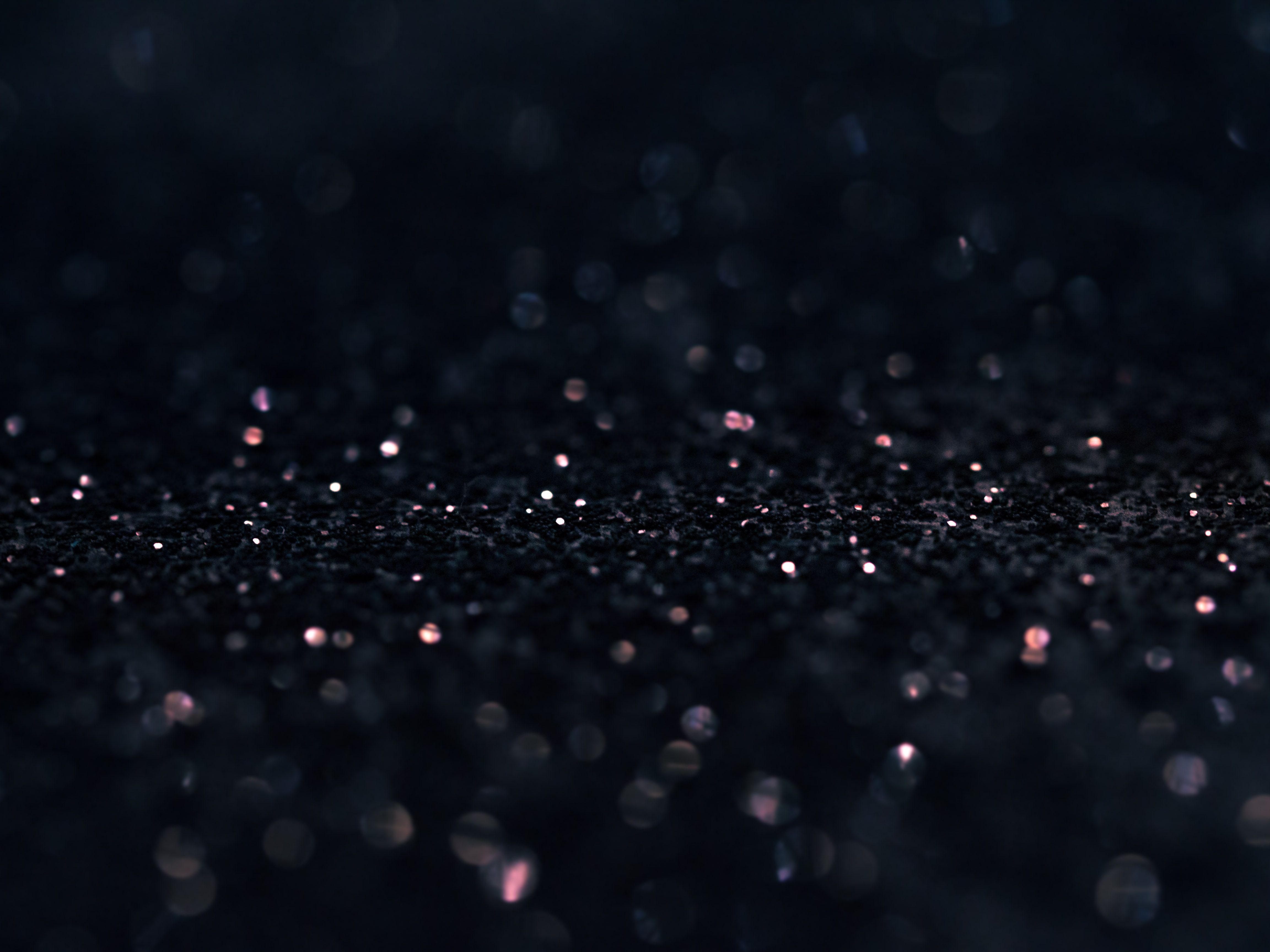 4608x3456 High Resolution Black Glitter Wallpaper