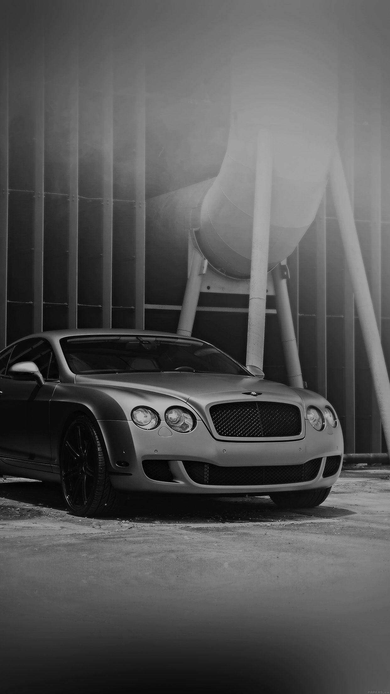 1242x2208 Bentley Motors Bw Dark Car Park Art City Wallpaper