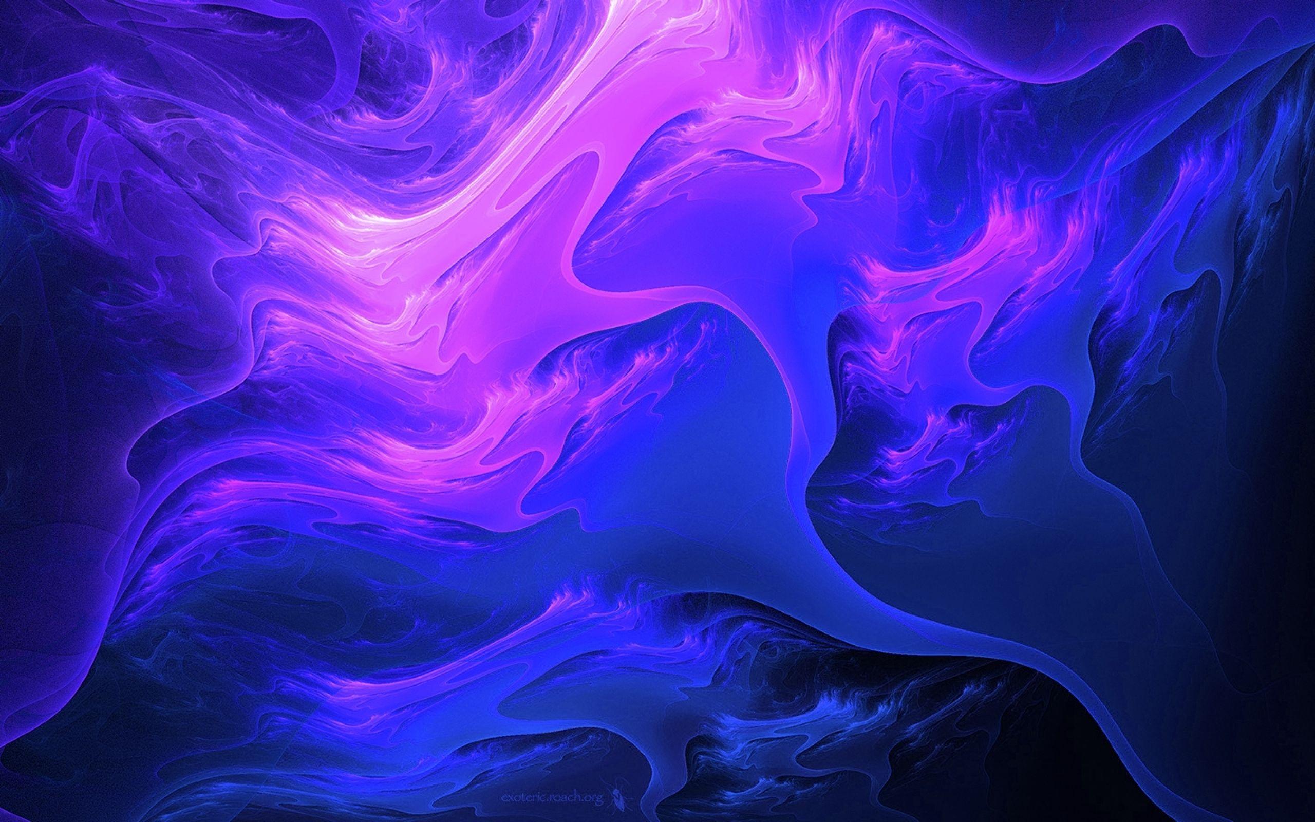 2560x1600 Blue Pink Smoke And Pink Smoke