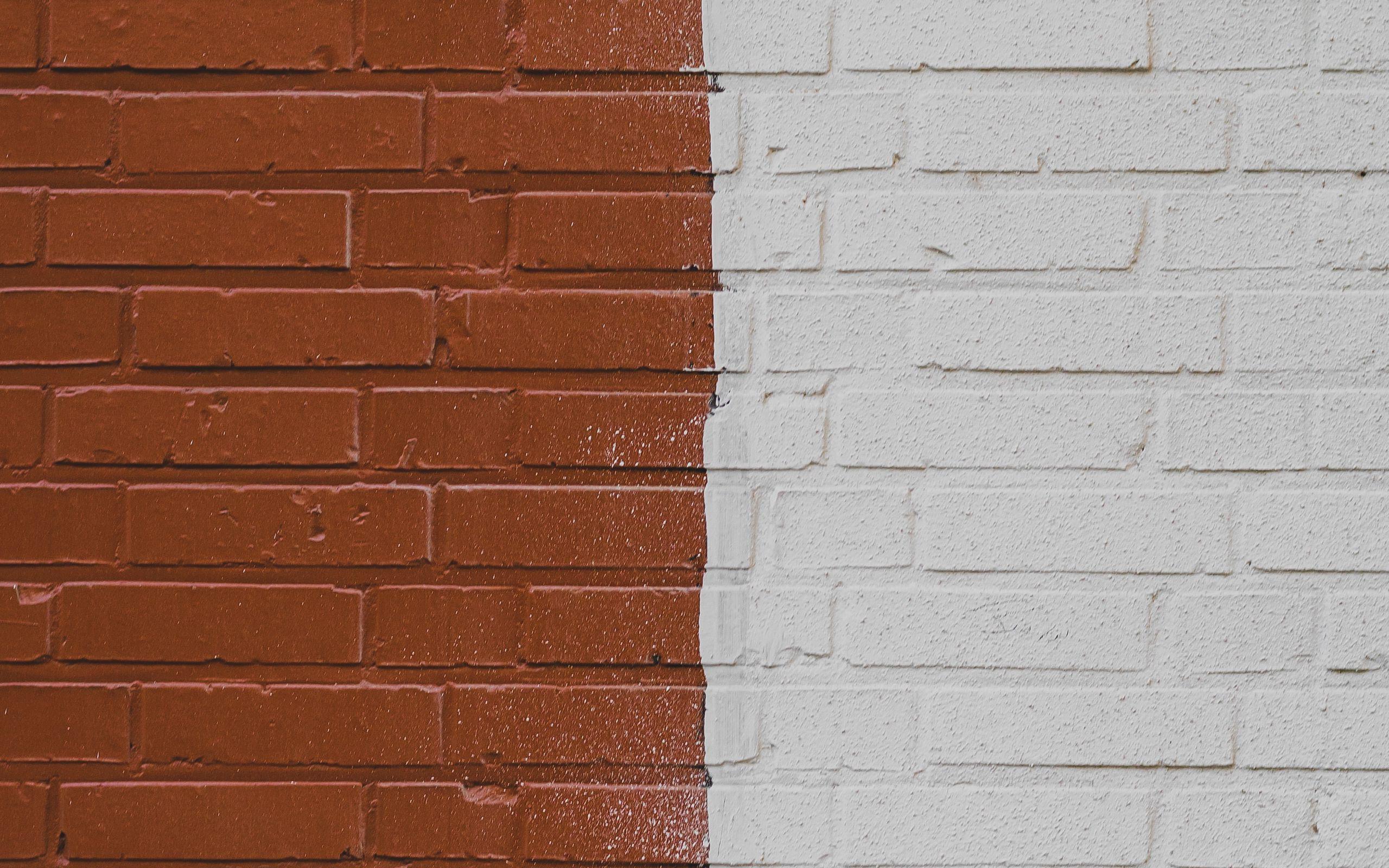 2560x1600 Download wallpaper 2560x1600 wall, brick, texture, brown, white widescreen 16:10 HD background