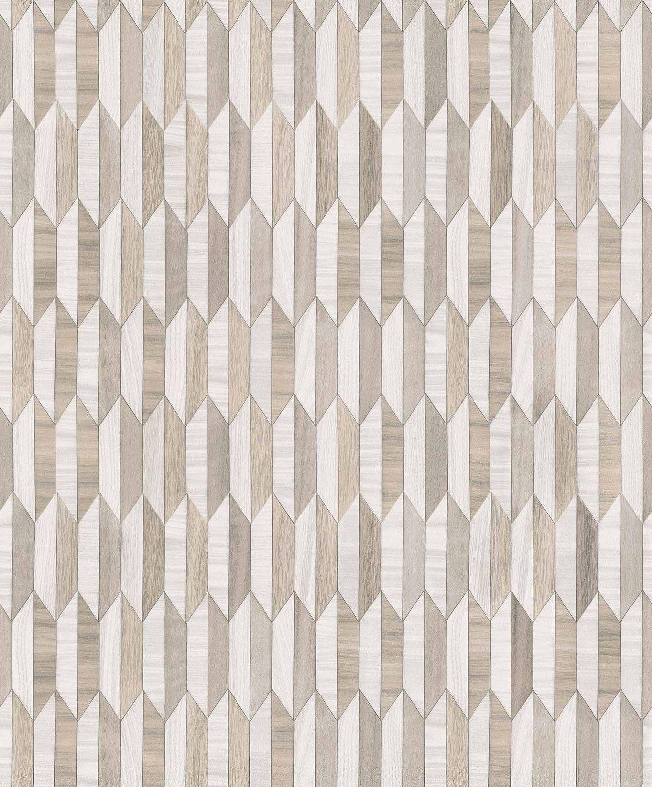 1326x1600 Vinyl Wallpaper Graphical Wood Retro brown white IW3303