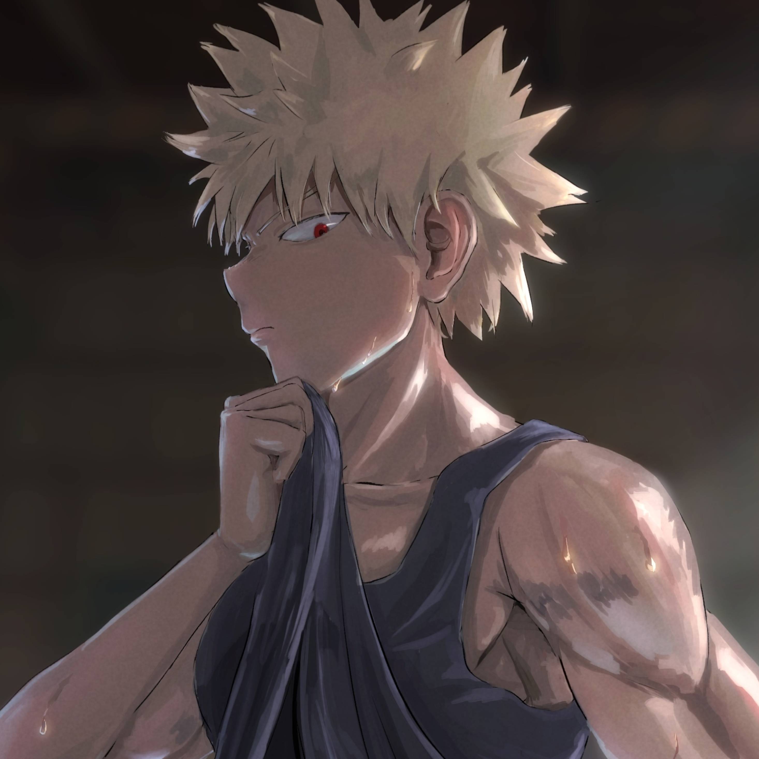 2932x2932 Katsuki Bakugou iPad Pro Retina Display Wallpaper, HD Anime 4K Wallpaper, Image, Photo and Background