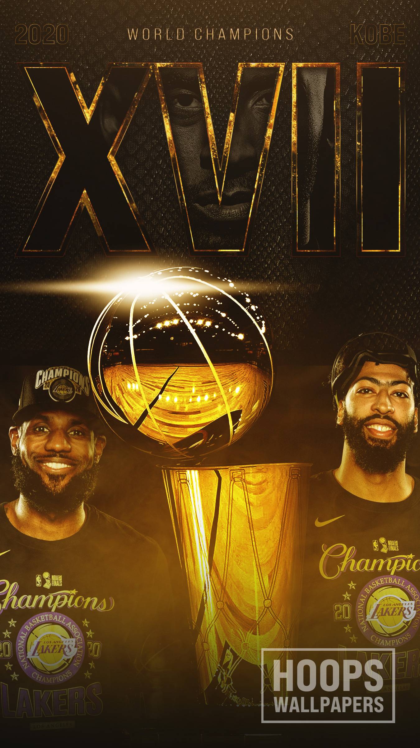 1350x2400 NEW 2020 NBA Champions Los Angeles Lakers wallpaper!