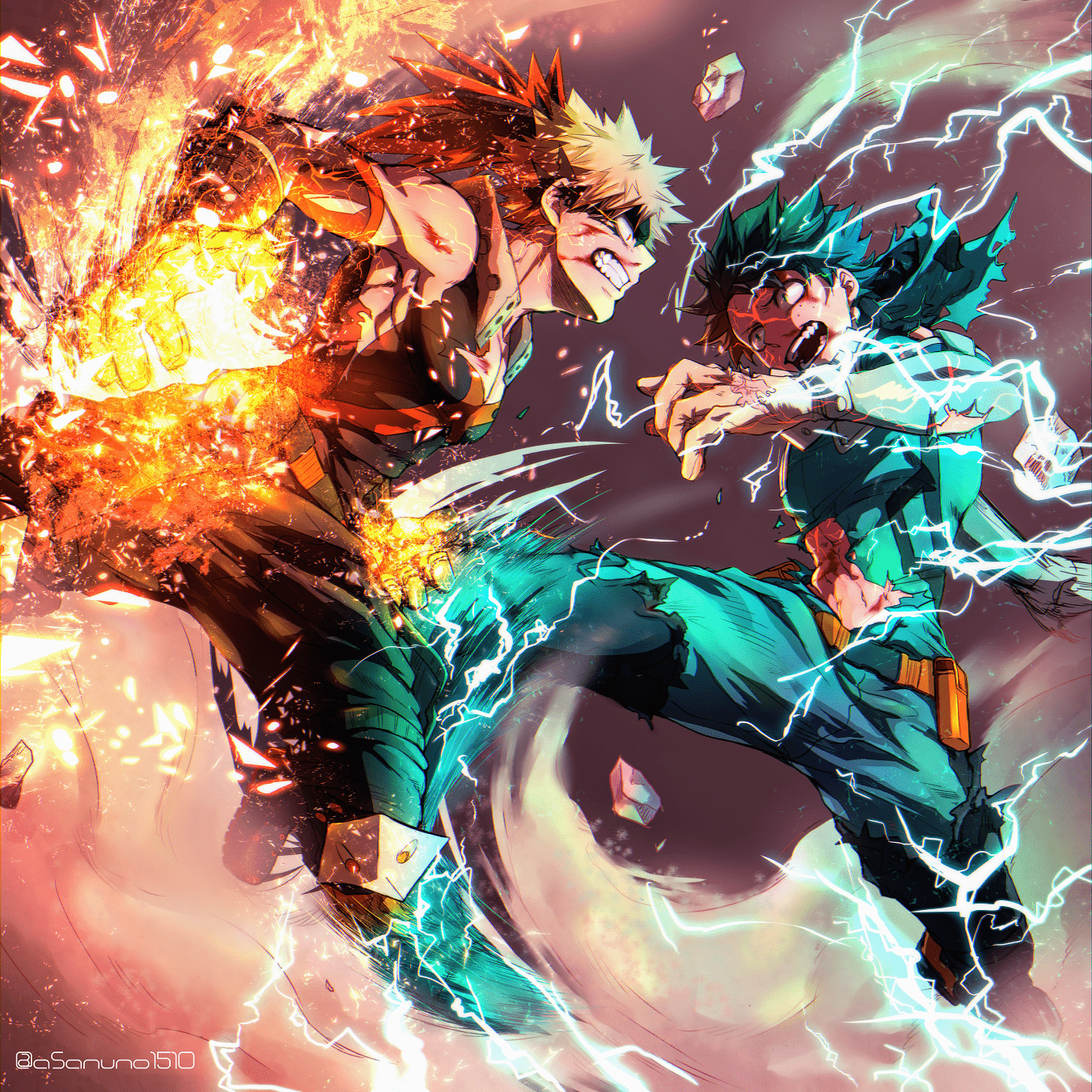 1350x1350 Anime. Hero, Hero wallpaper, My hero academia