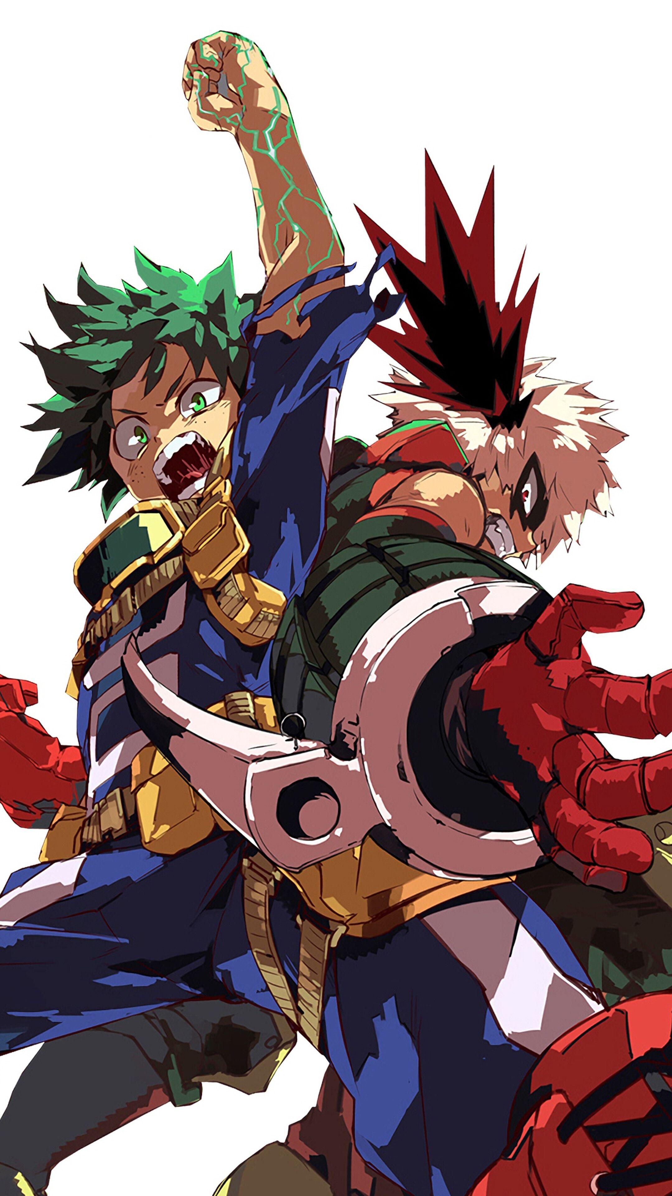 2160x3840 Izuku Midoriya, Katsuki Bakugo, My Hero Academia, 4K phone HD Wallpaper, Image, Background, Photo and Picture