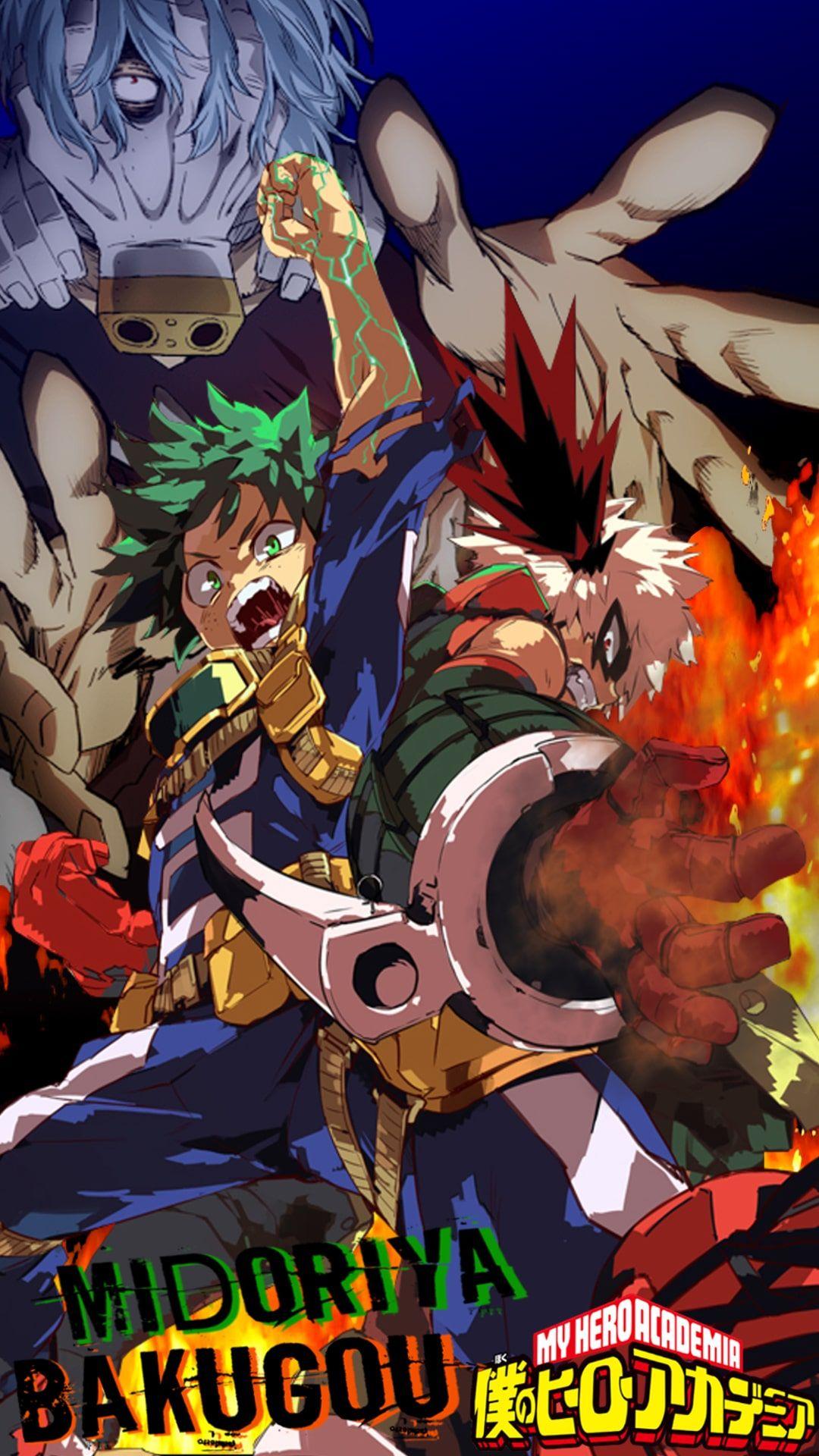 1080x1920 Deku and Bakugo Wallpaper Free HD Wallpaper
