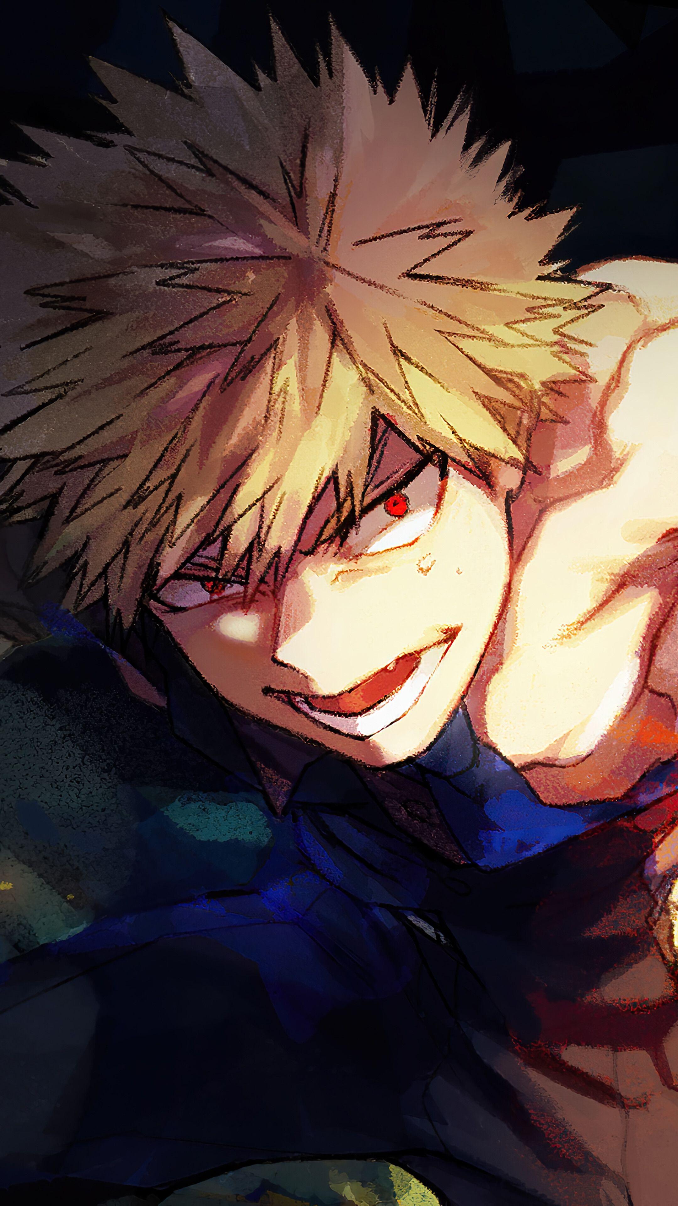 2160x3840 Katsuki Bakugo, My Hero Academia .