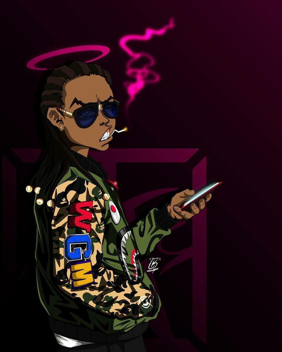 1080x1349 Dope Swag Cartoon Wallpaper