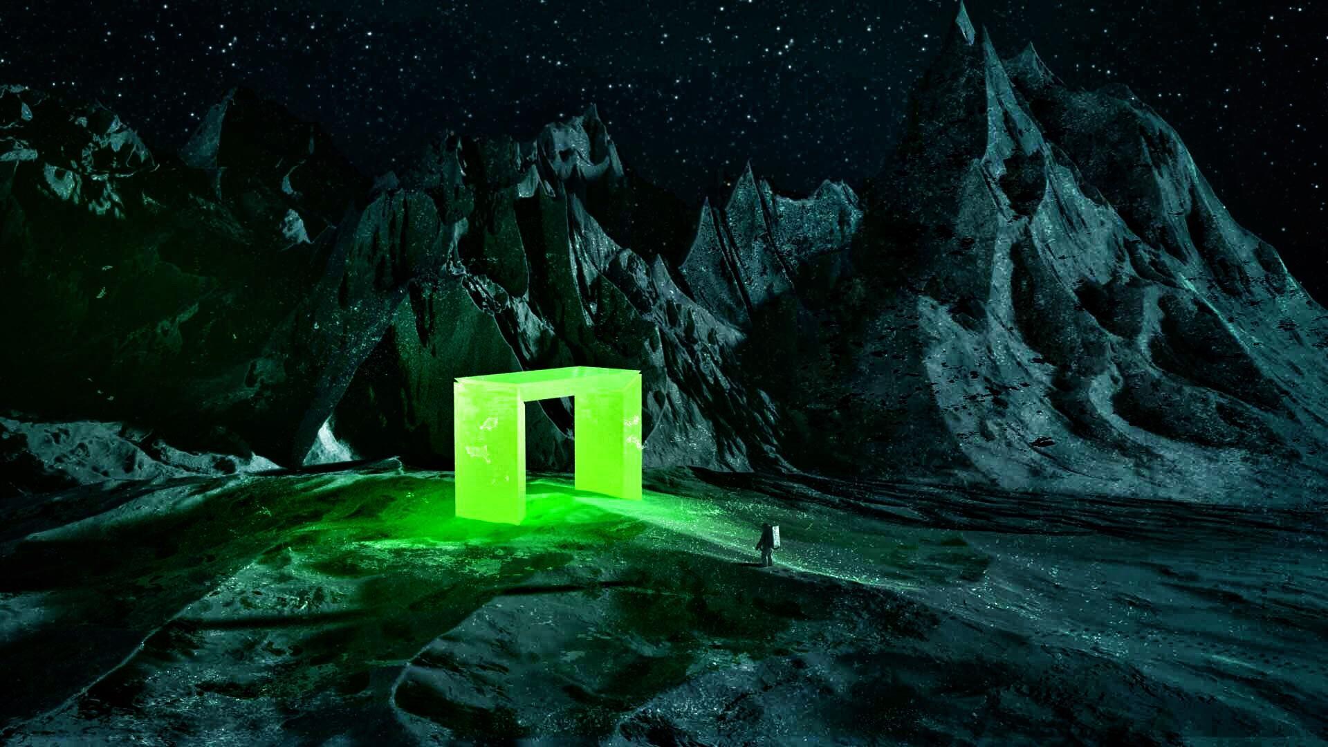 1920x1080 Art Competition on the moon