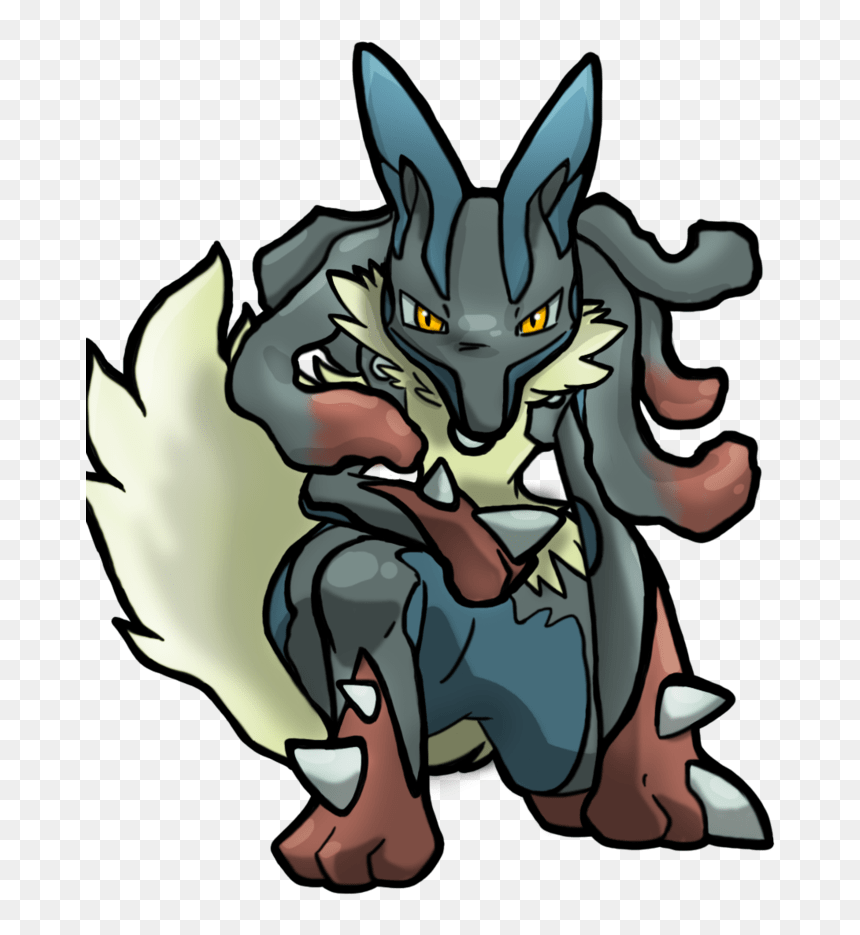 860x935 Mega Evolution Pokemon Lucario, HD Png .dlf.pt