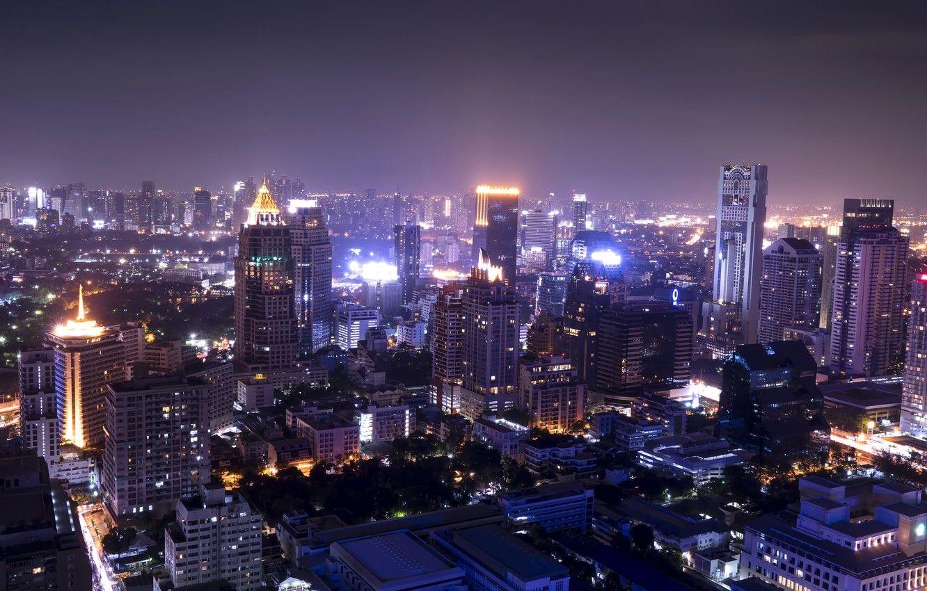1332x850 Wallpaper night, lights, skyscrapers, night city, megapolis, the view from the top, South Africa, Johannesburg, Johannesburg image for desktop, section город