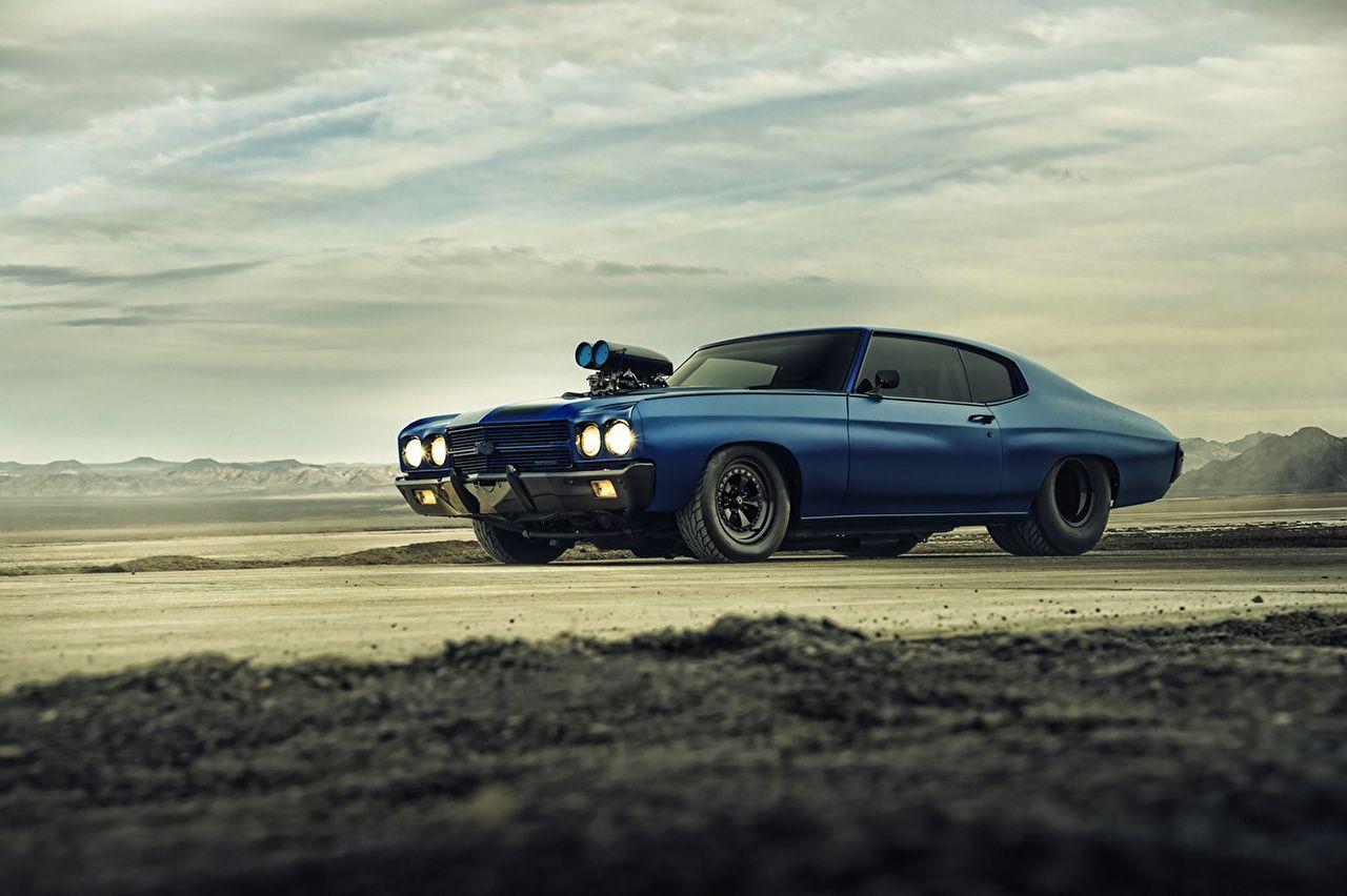 1280x852 Picture Chevrolet Chevelle SS 1970 Supercharger Blue Sky Side Cars