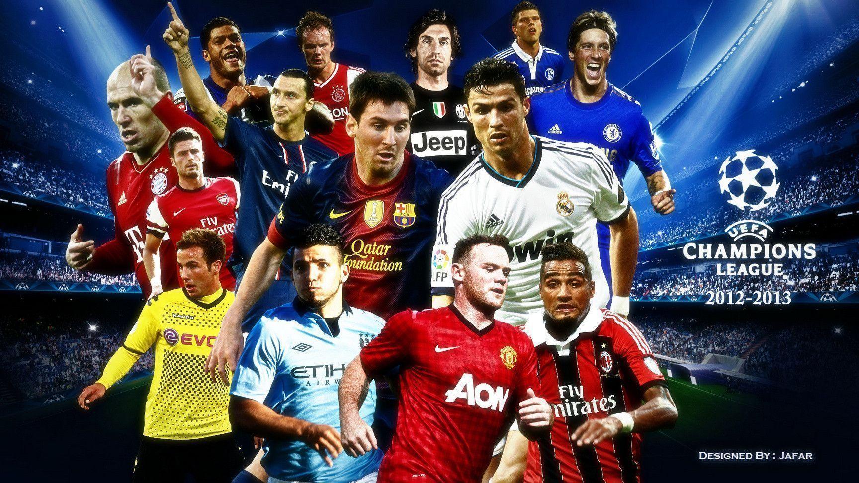 1728x972 Football Players Wallpaper
