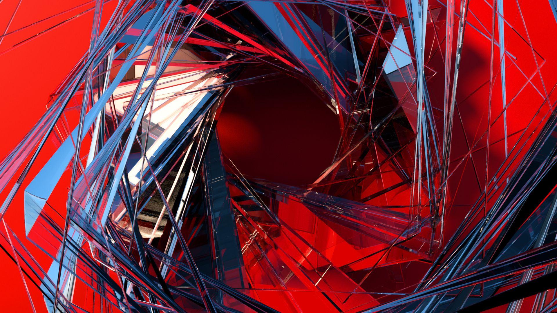 1920x1080 3D Glass Abstract Art Laptop Full HD 1080P HD 4k Wallpaper, Image, Background, Photo and Picture
