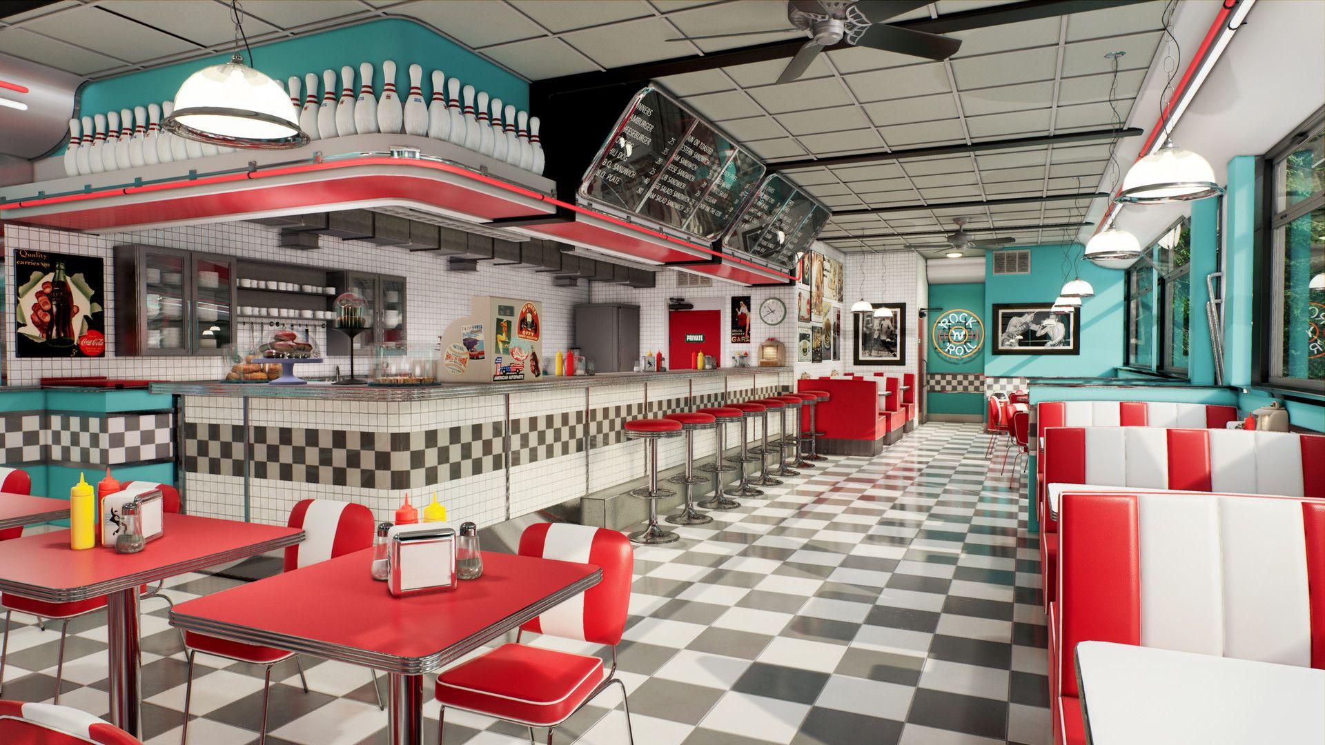 Aesthetic Diner Wallpapers Top Free Aesthetic Diner Backgrounds