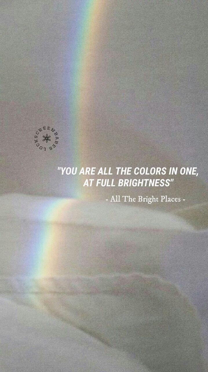 718x1280 All The Bright Places Wallpaper