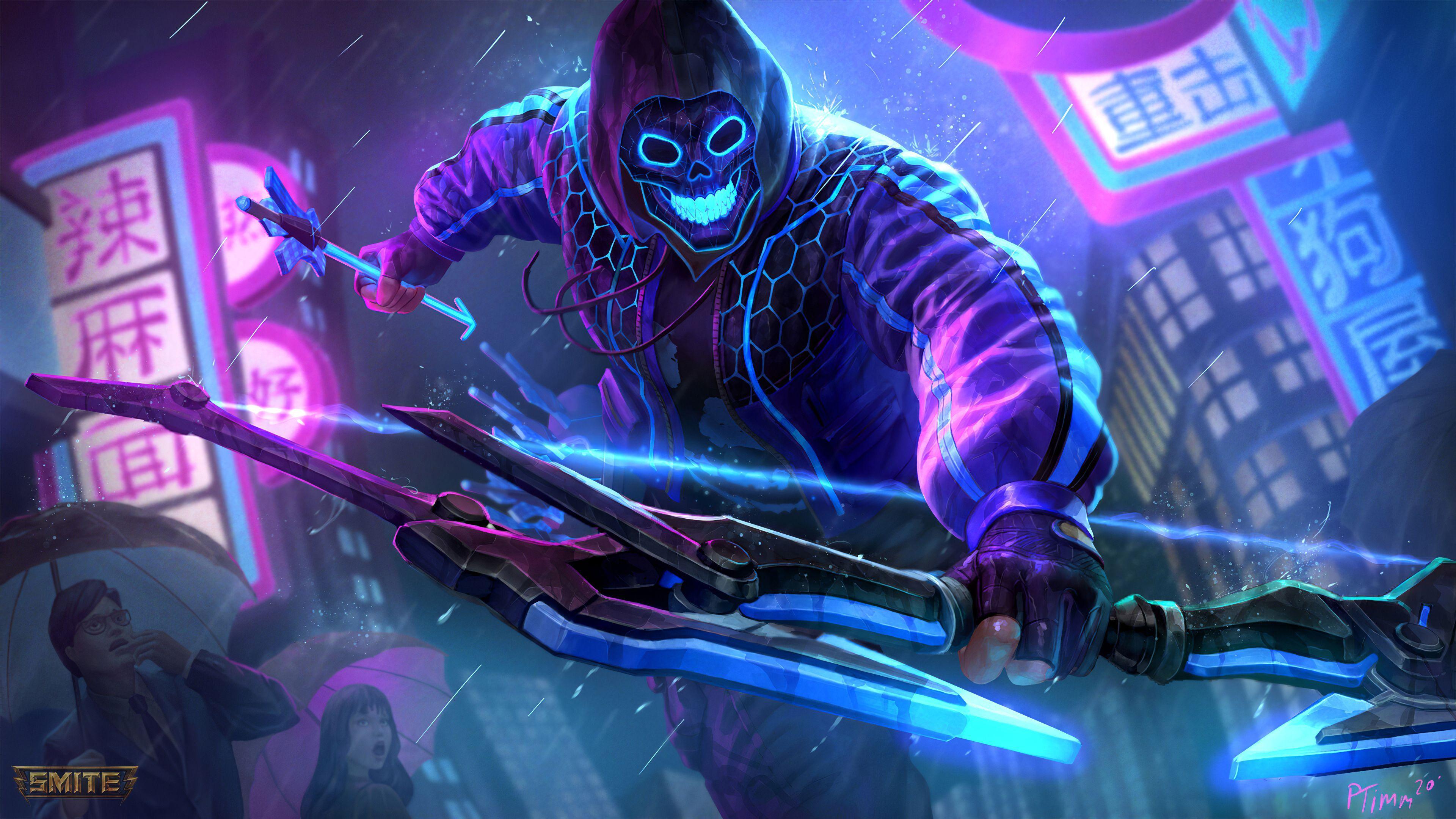 3840x2160 Gaming Neon Wallpaper
