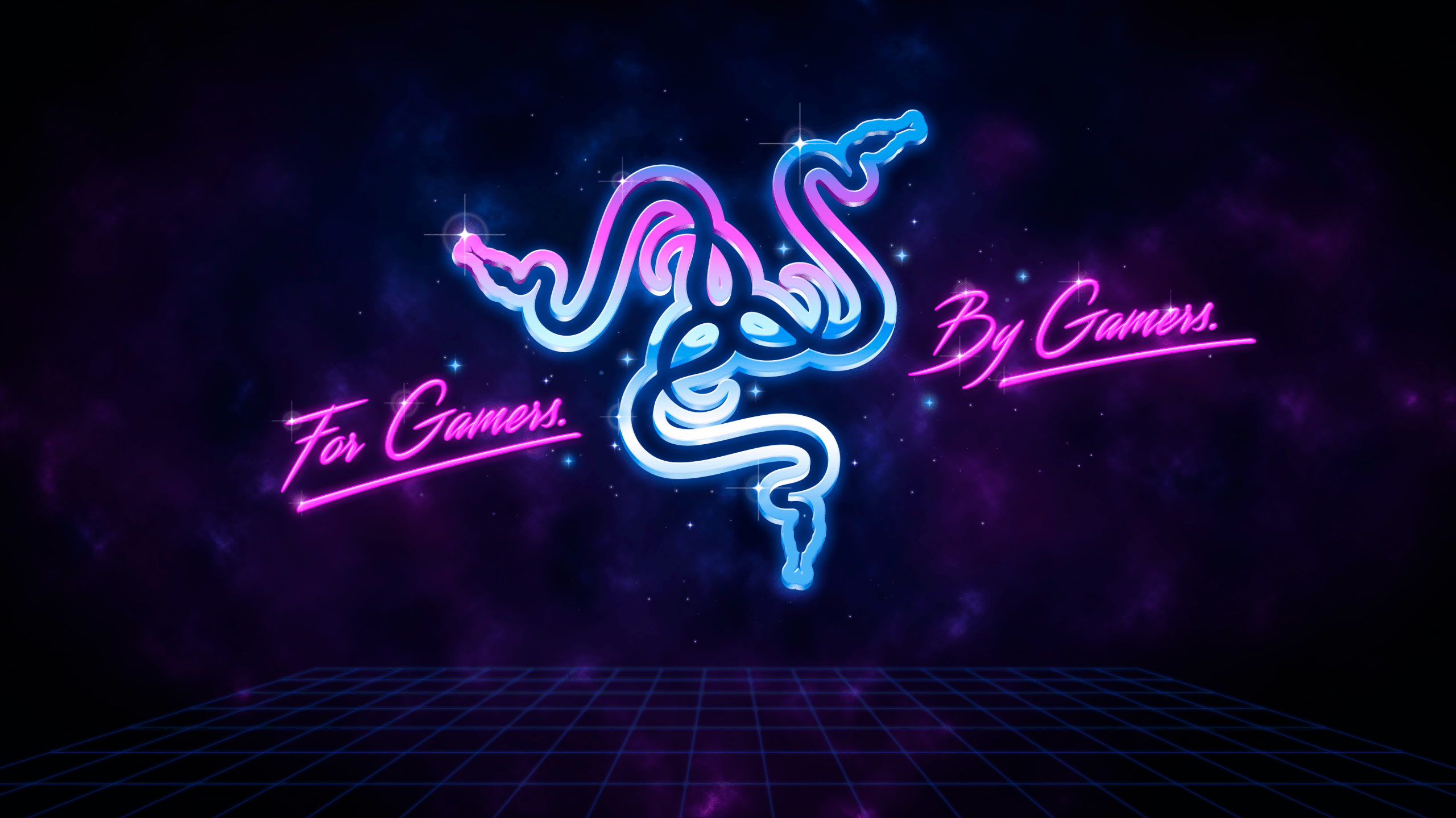 2560x1440 Razer 4K Wallpaper, For Gamers By Gamers, Neon, Technology