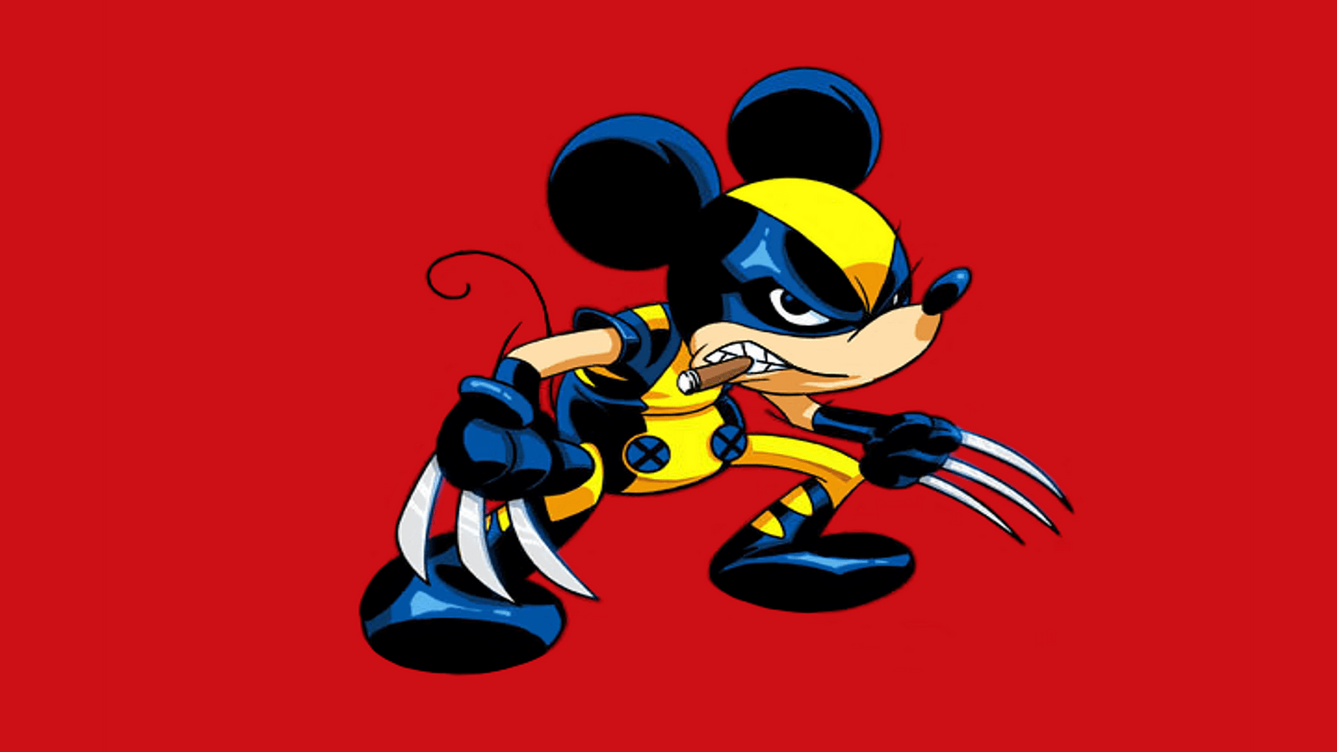 1920x1080 Disney Mickey Mouse Marvel Mash Up HD Wallpaper