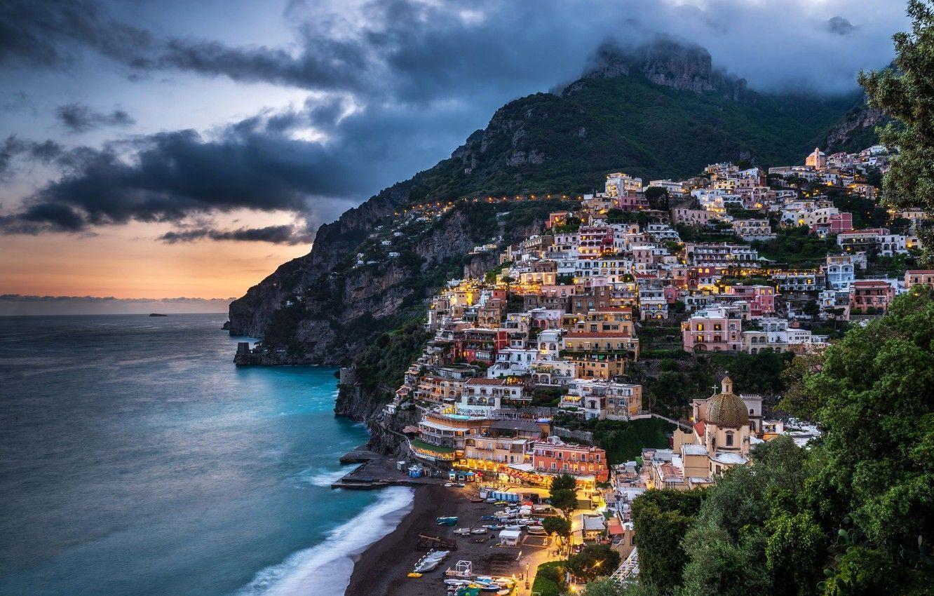 1332x850 Amalfi Coast Wallpaper