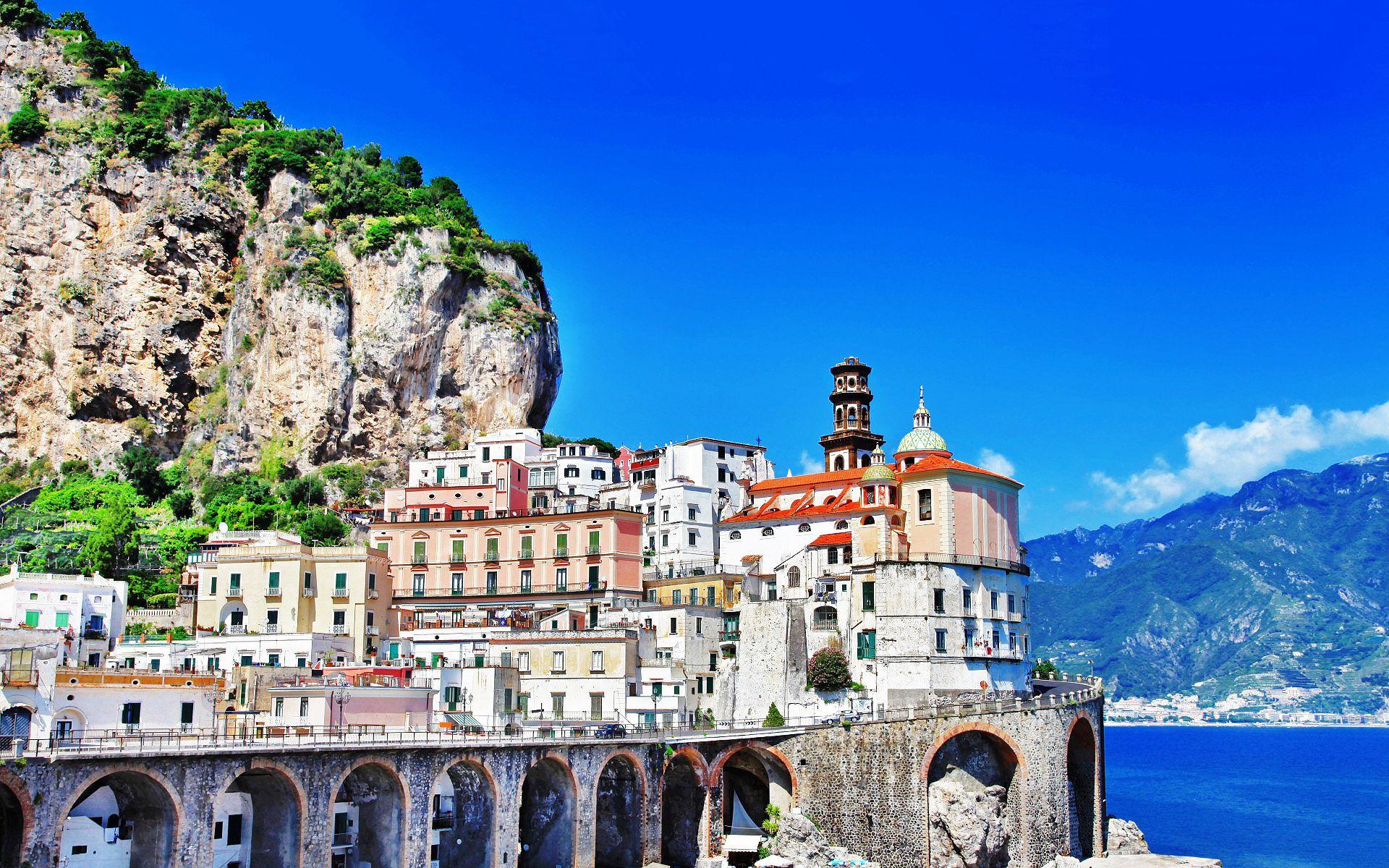 1920x1200 Village positano italy wallpaperx1200