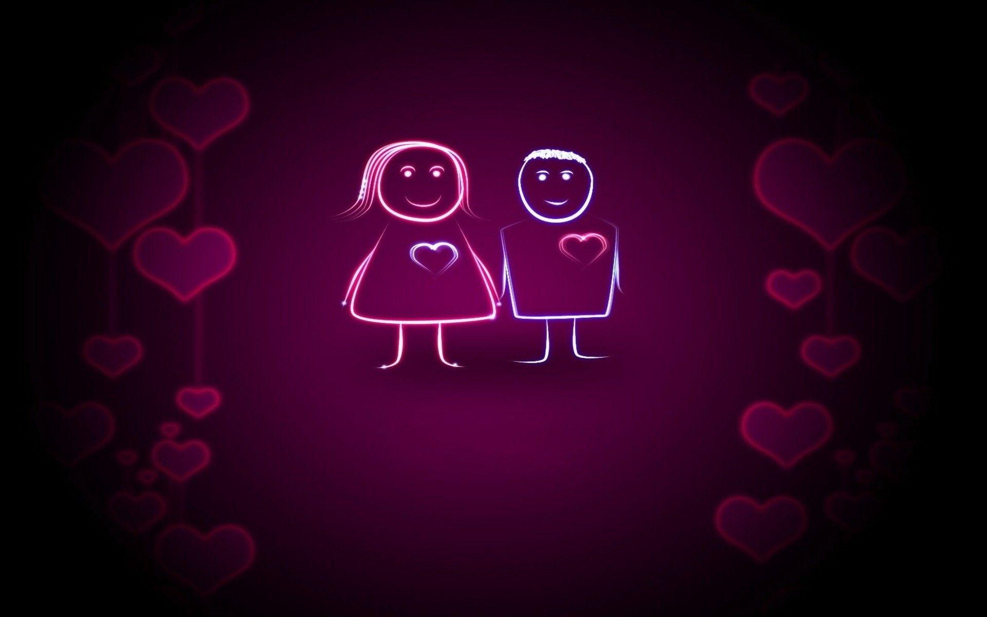 1920x1200 Purple Love Wallpaper
