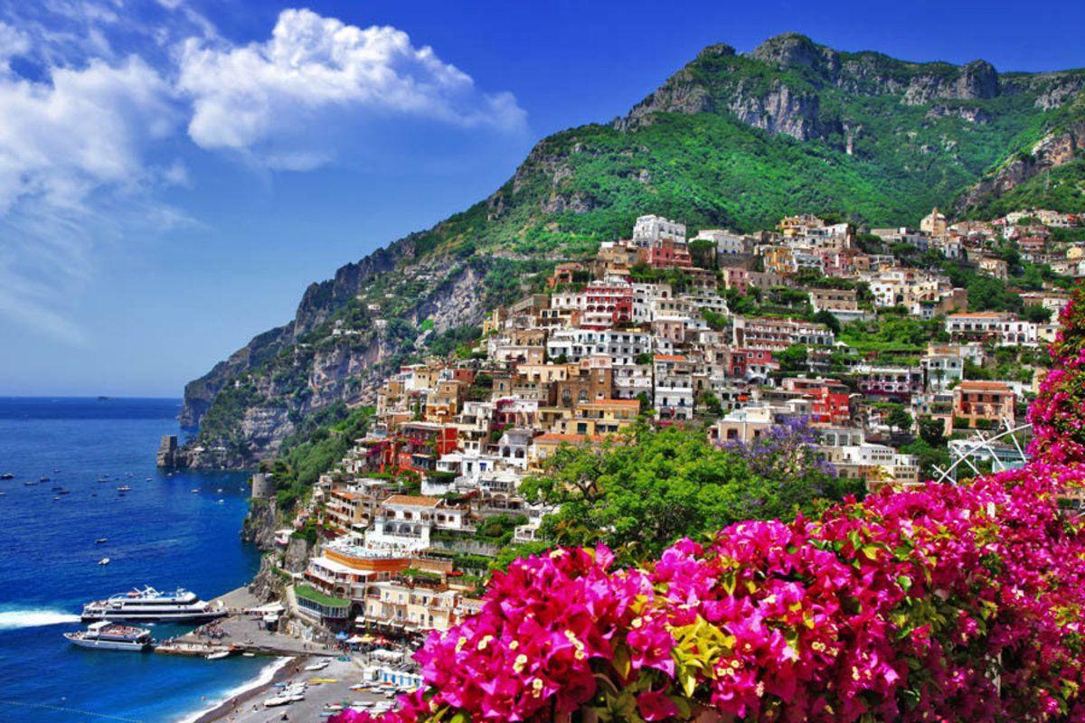 1200x800 Gorgeous Positano, Italy Mural. Murals Your Way
