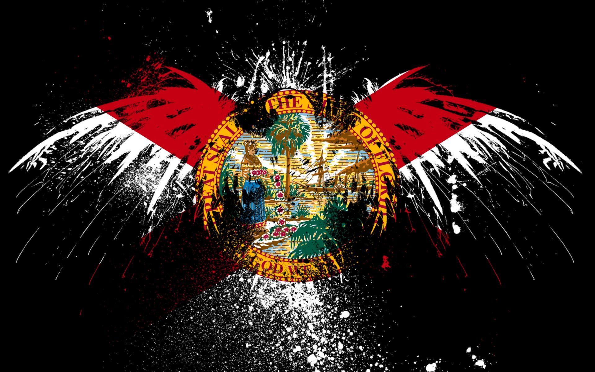 1920x1200 State Of Florida Flag HD Wallpaper