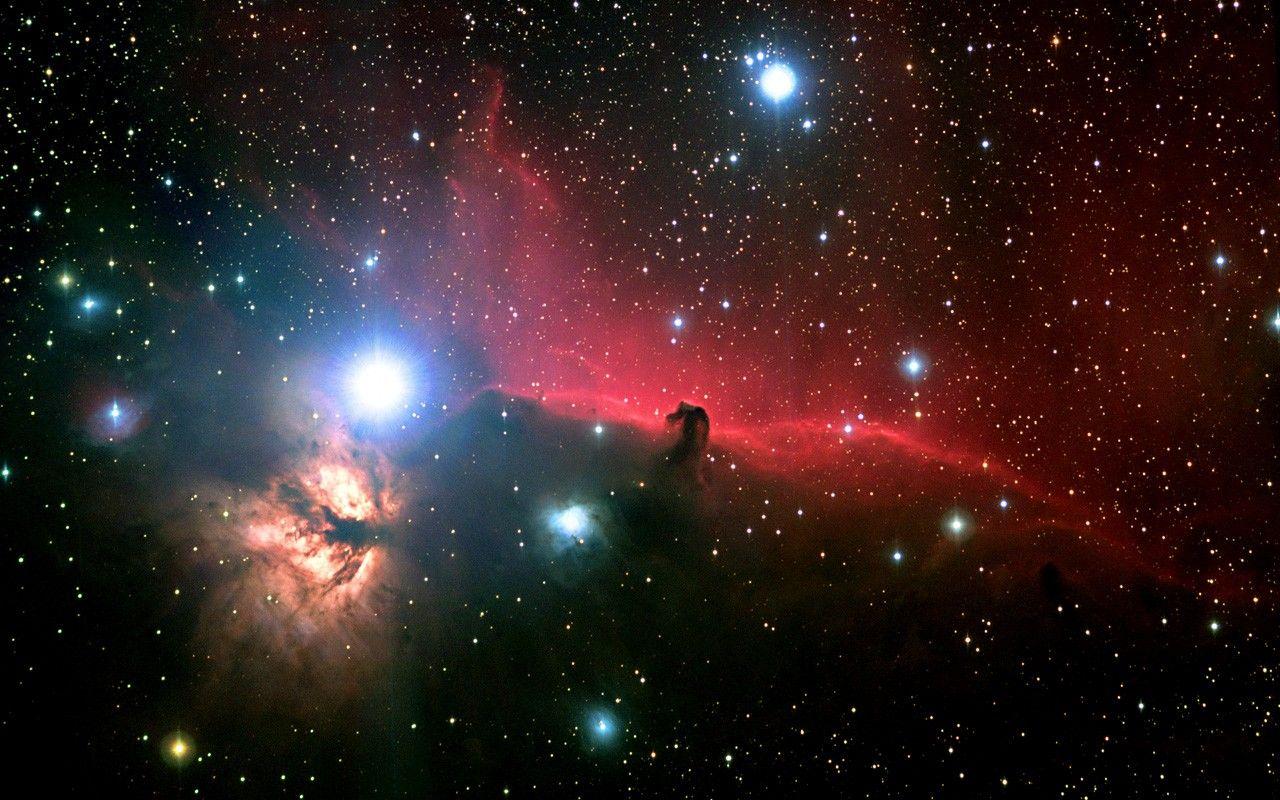 1280x800 Horsehead Nebula Space Art Flame Nebula Wallpaper:1280x800