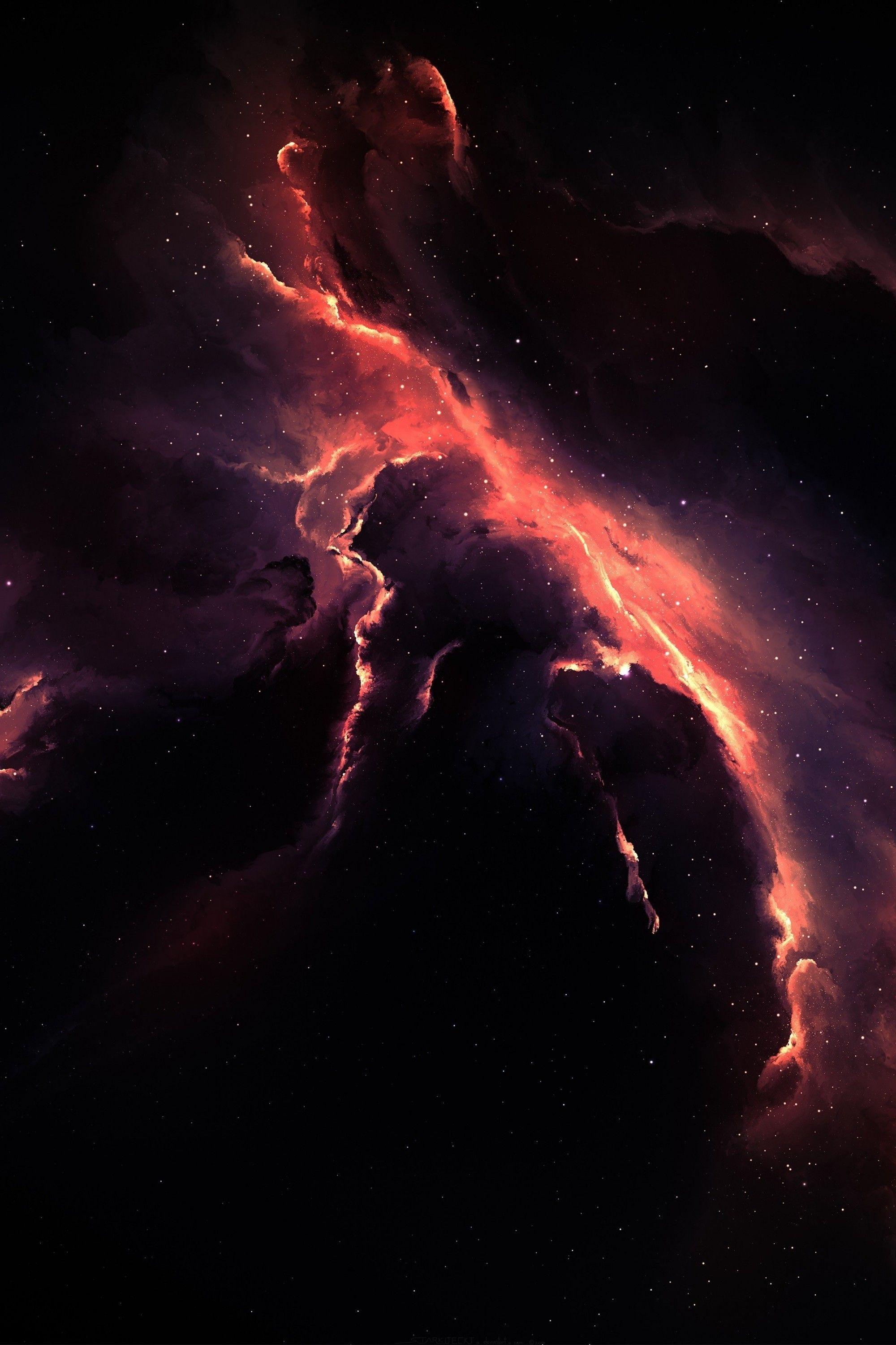 мрачный космос. звездное небо. красивый астероид. фон для рабочего стола космос. серая планета.